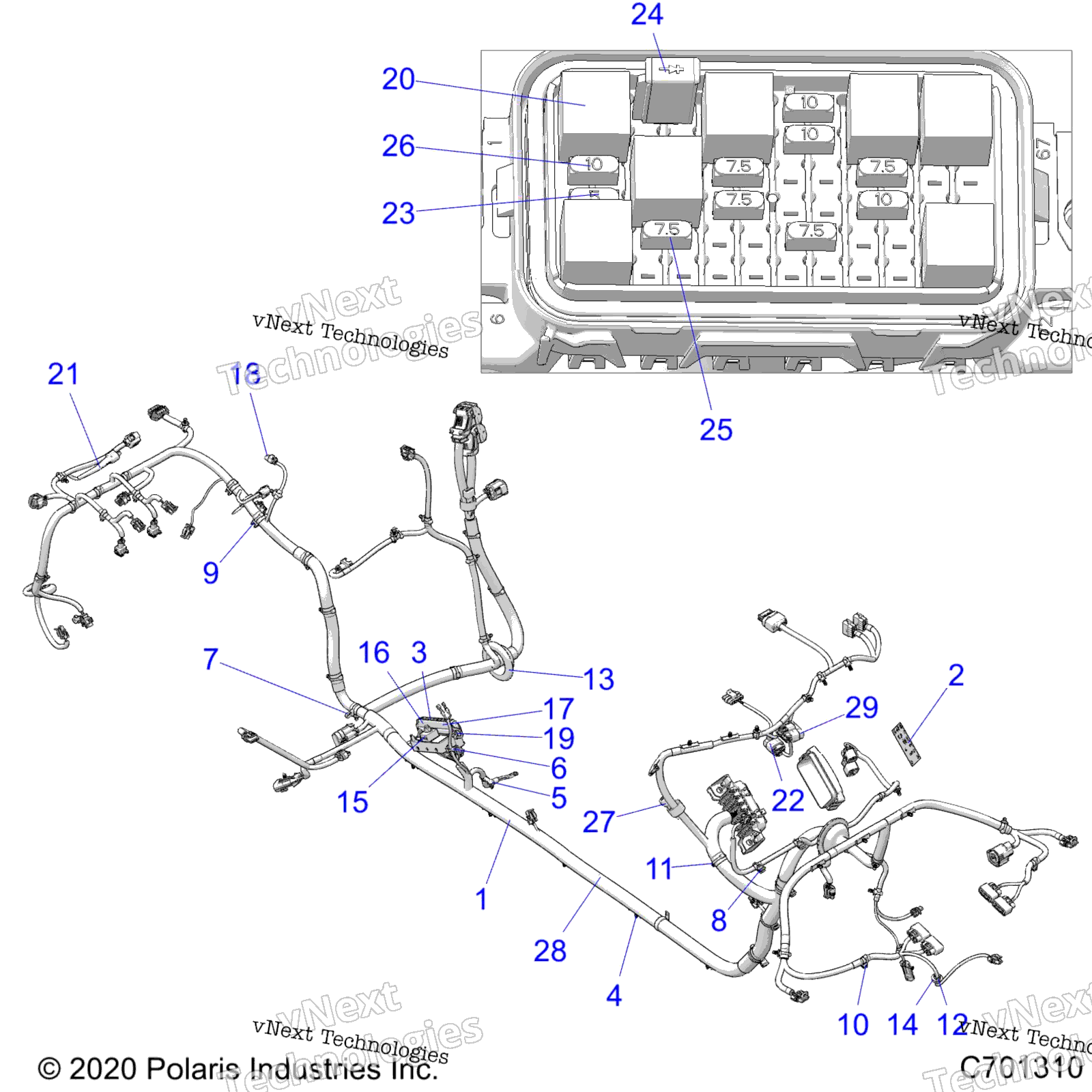 Electrical, Wire Harness, Chassis, аудио