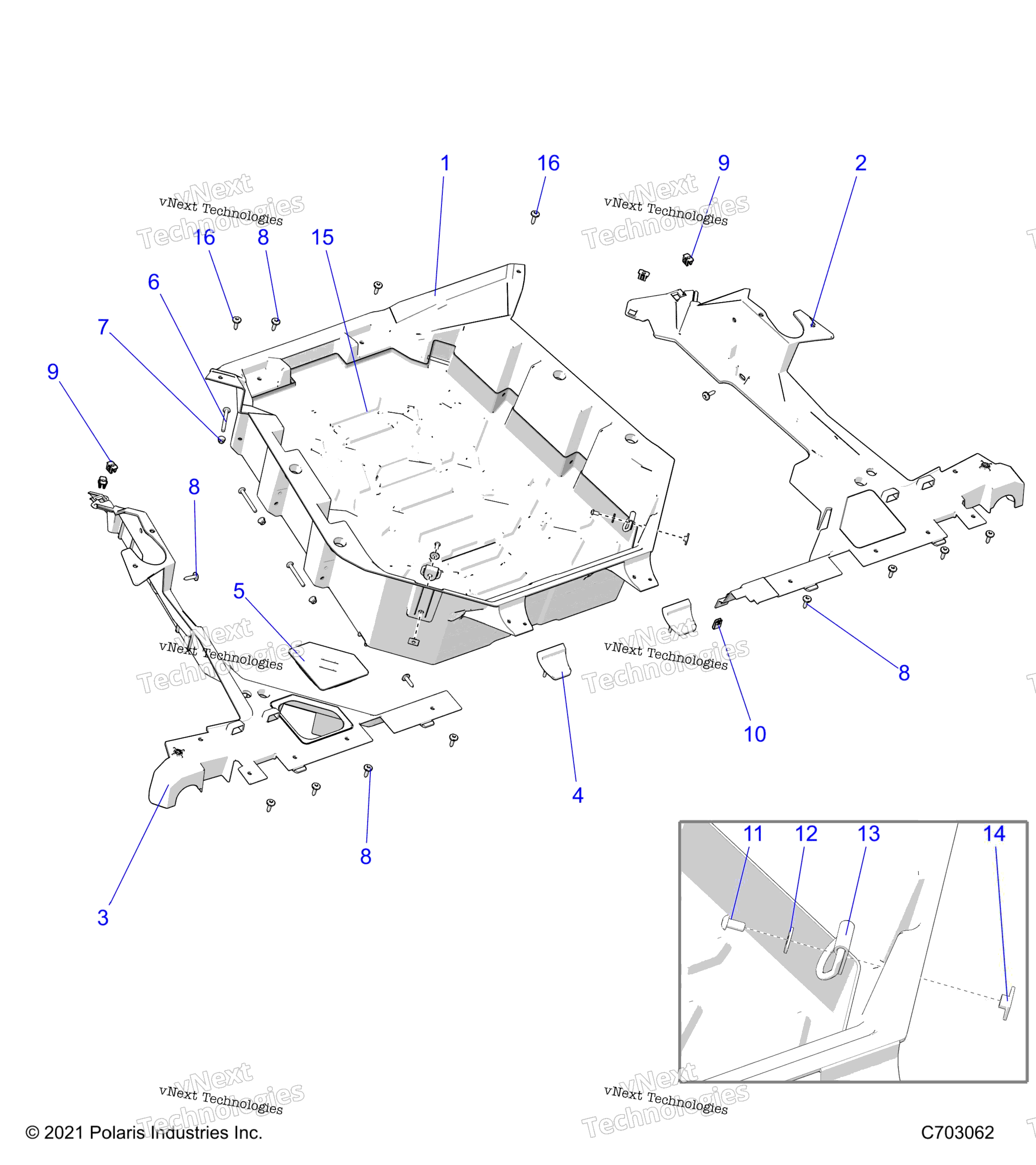 Body, багажник Box Z22rgl2kap / Al / Bk / Bp / Bt