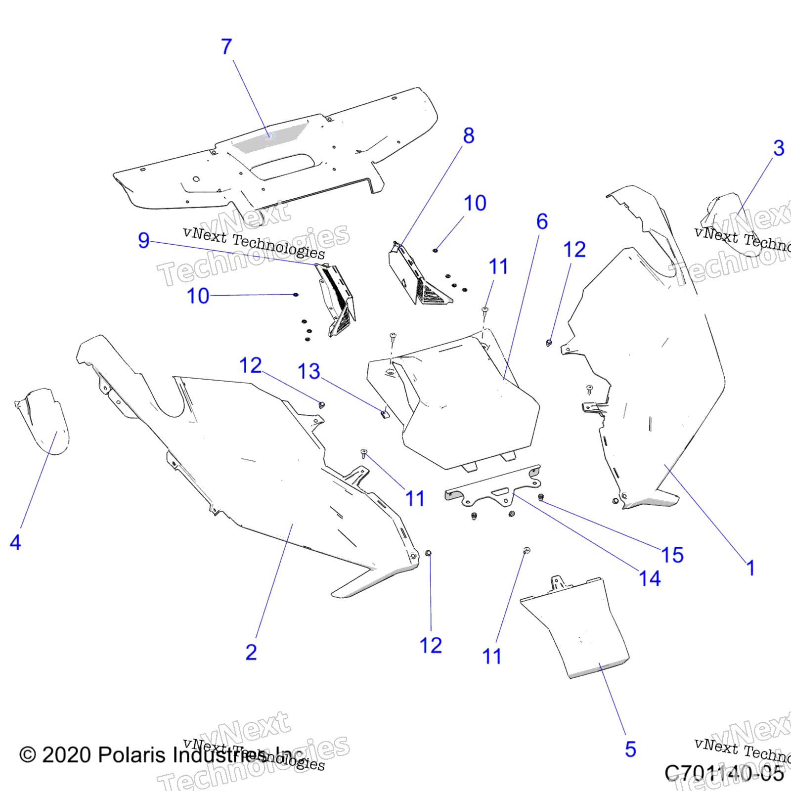 Body, Hood Z22rgl2kap / Al / Bk / Bp / Bt