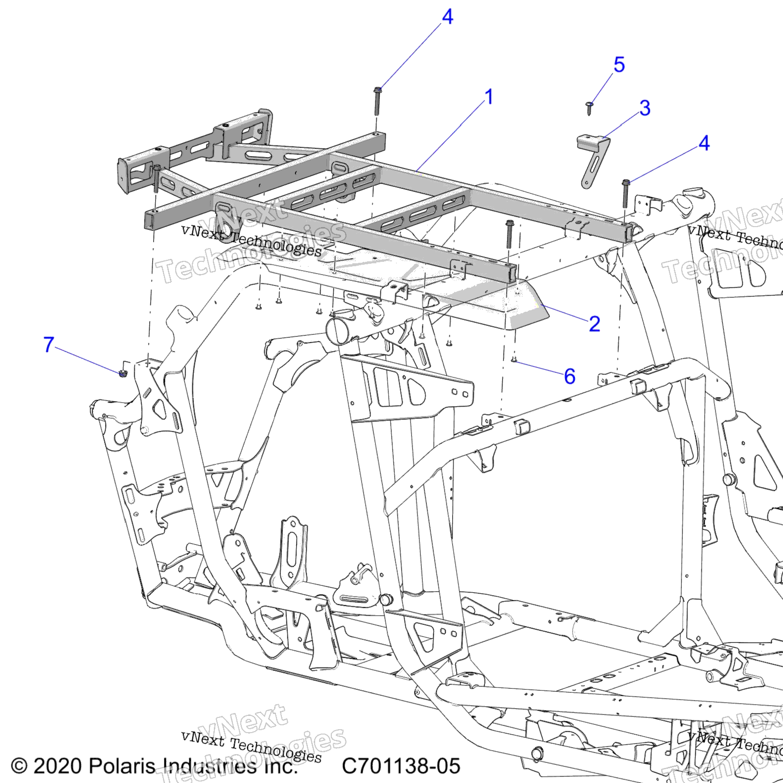 Chassis, багажник Box крепление и Related Z22rgl2kap / Al / Bk / Bp / Bt