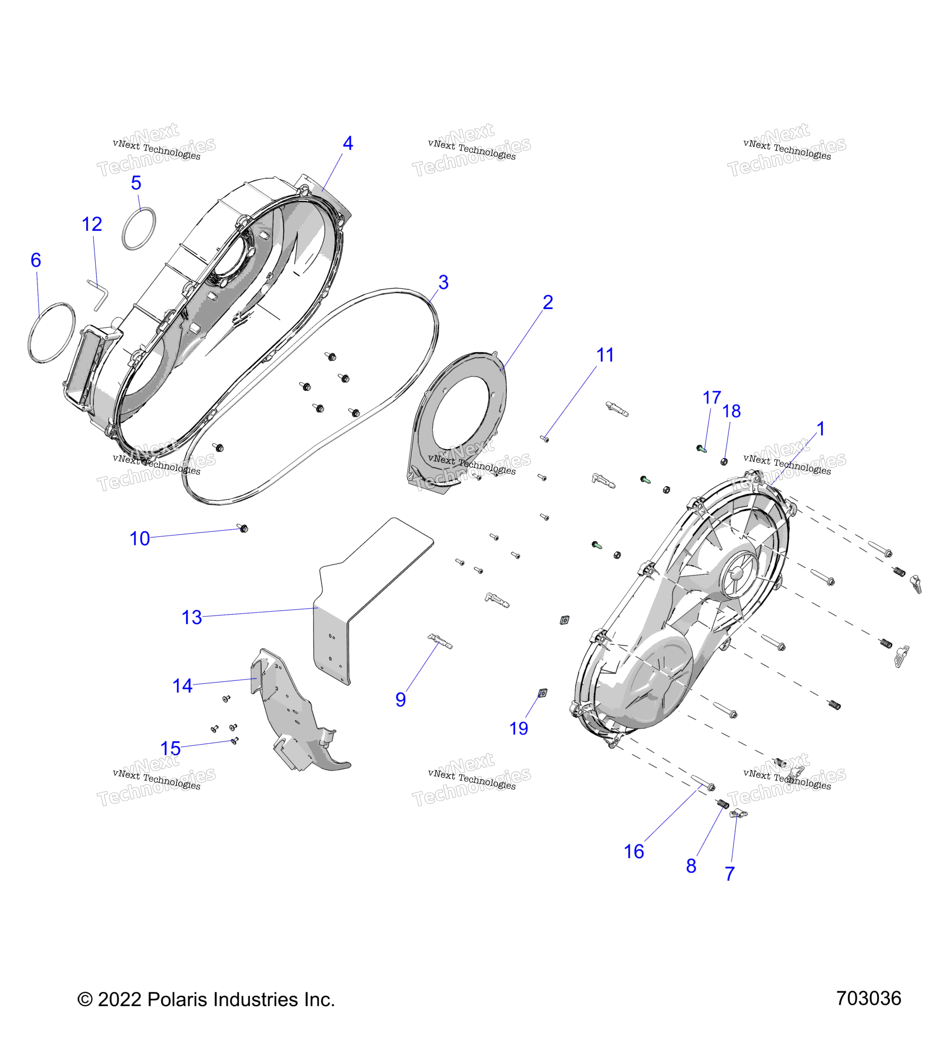 Трансмиссия, сцепление Cover, Inner/Outer Z22rgl2kap/Al/Bk/Bp/Bt