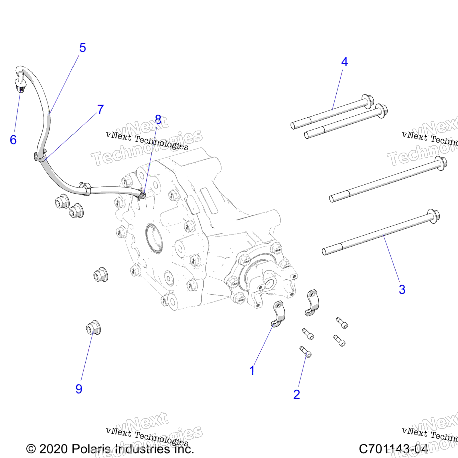 Привод Train, Gearcase, Rear, Mounting Z22rgl2kap/Al/Bk/Bp/Bt