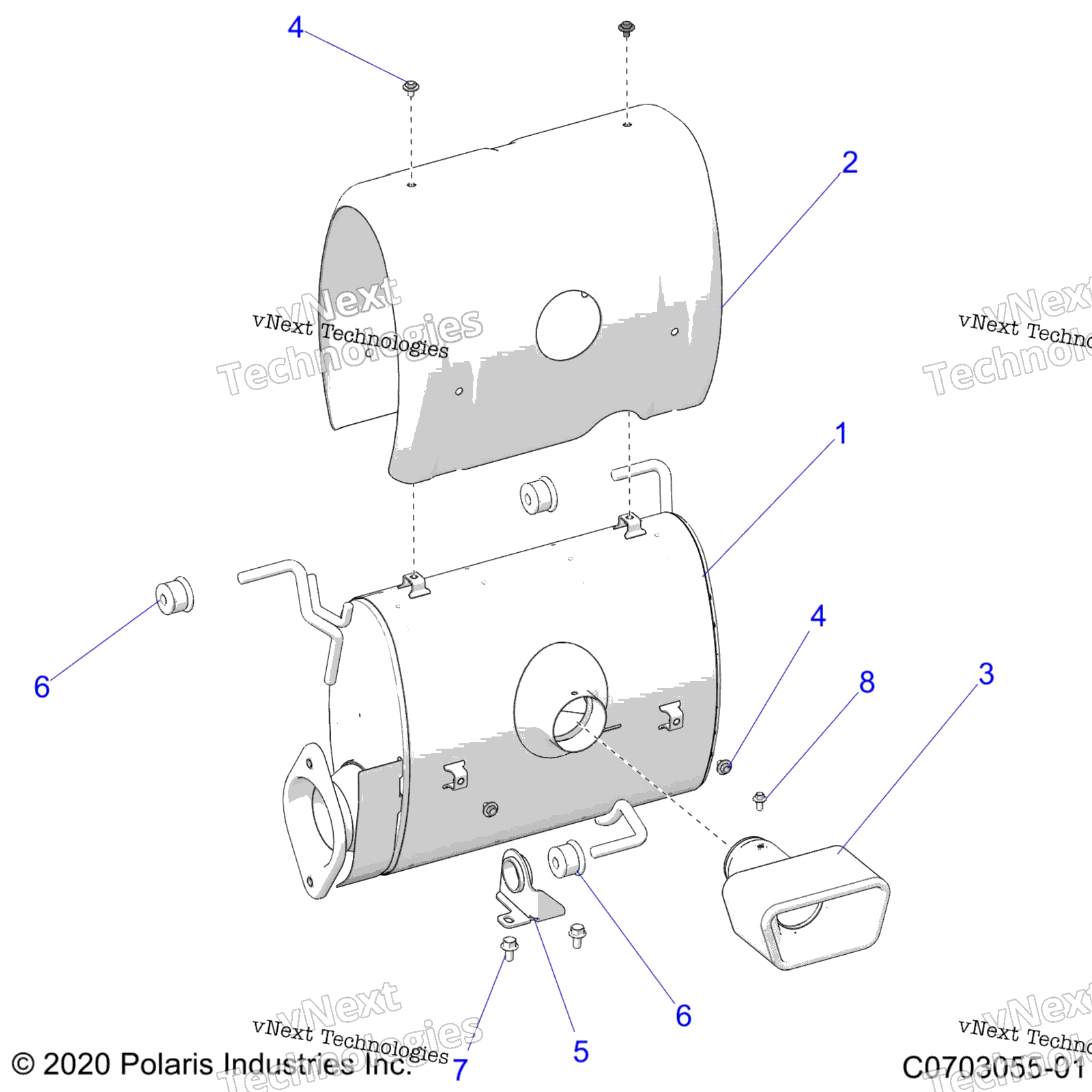 Двигатель, выхлоп System, Silencer And Related Z22rgl2kap/Al/Bk/Bp/Bt