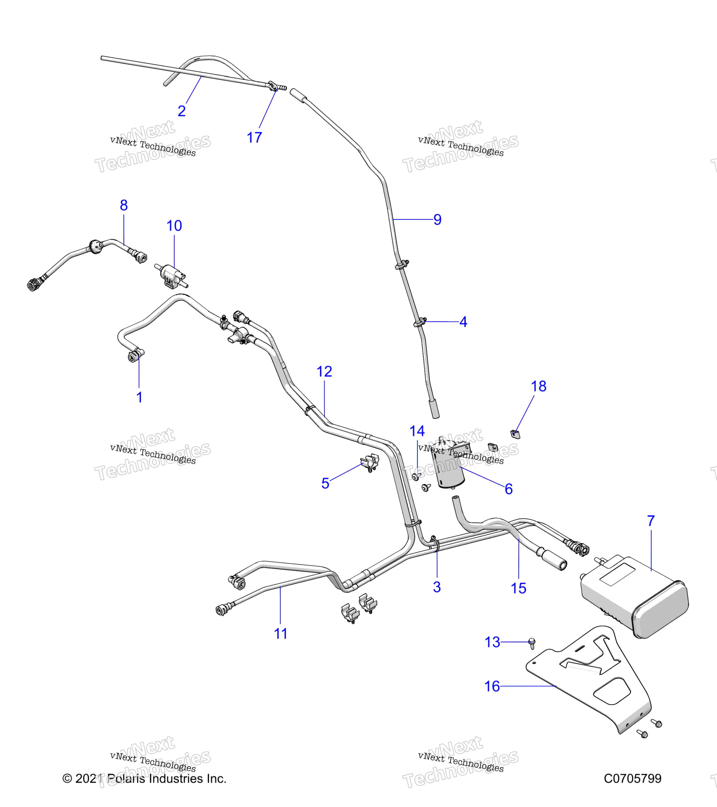 топливный Systems, Lines, Evap Z22m4c92bs / Z92bs