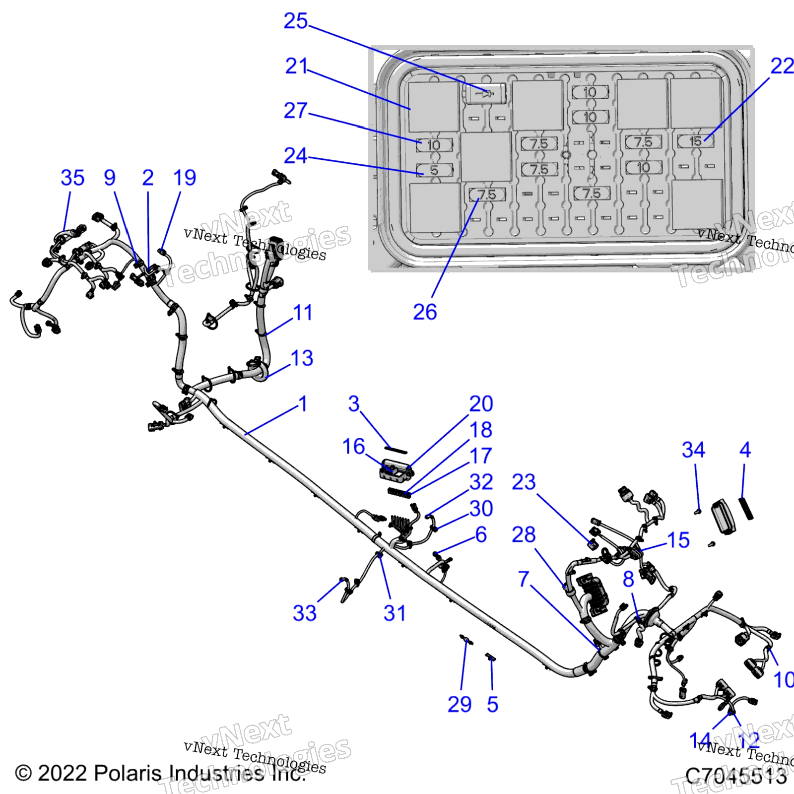Electrical, провод Harness, Chassis