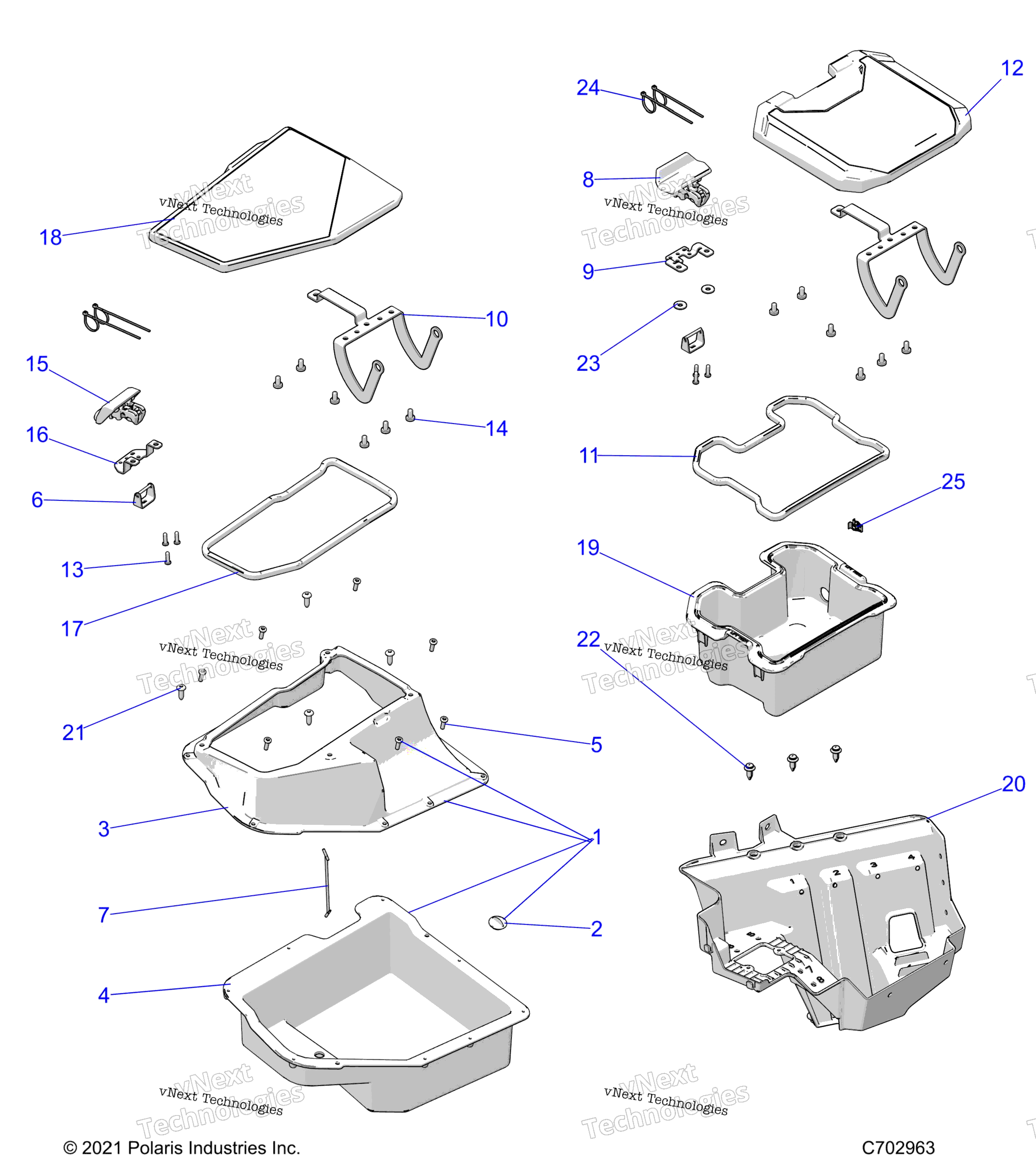 Body, передний Storage