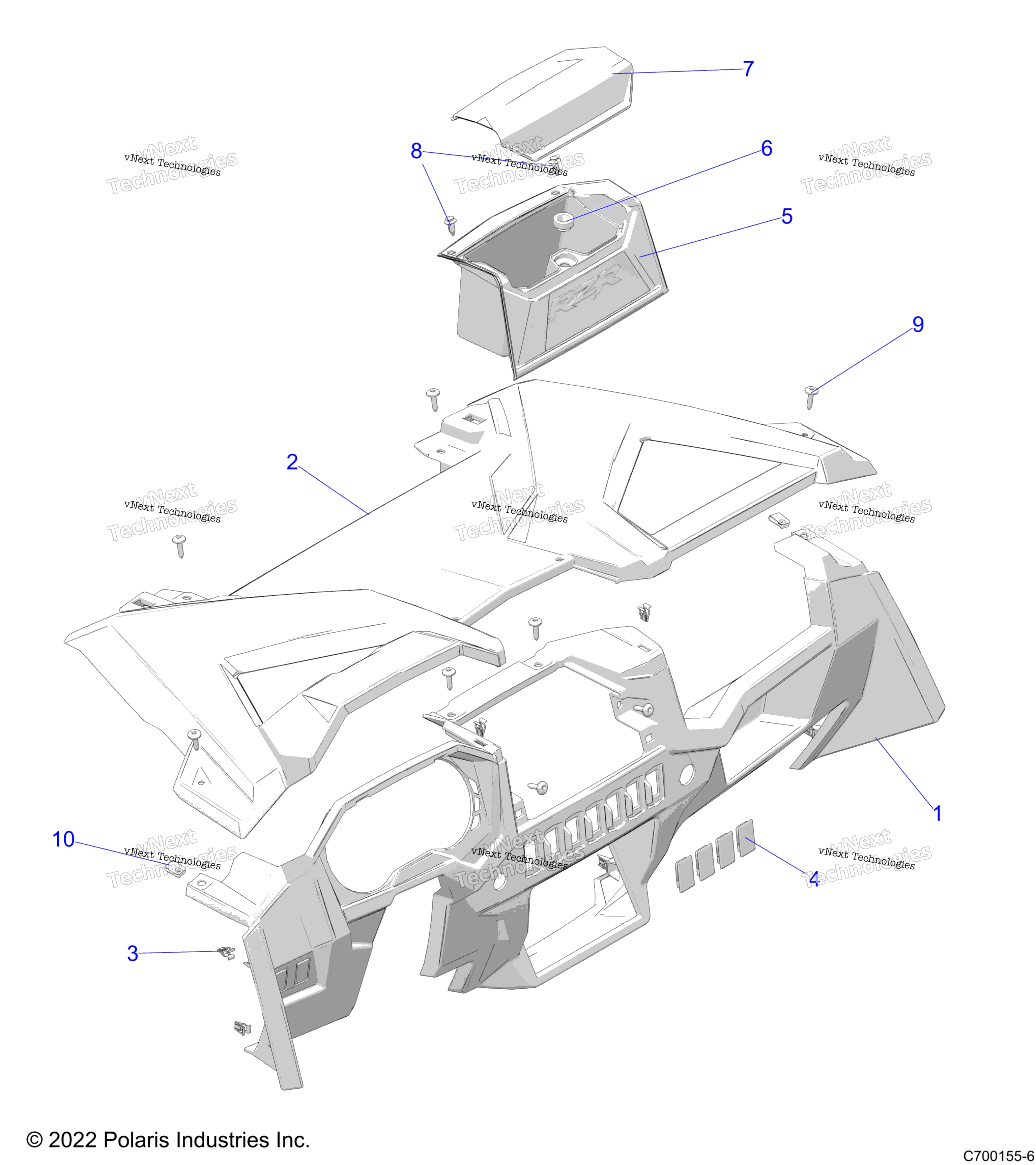Кузов, панель приборов Z22nav99ak/Ar/Bk/Br