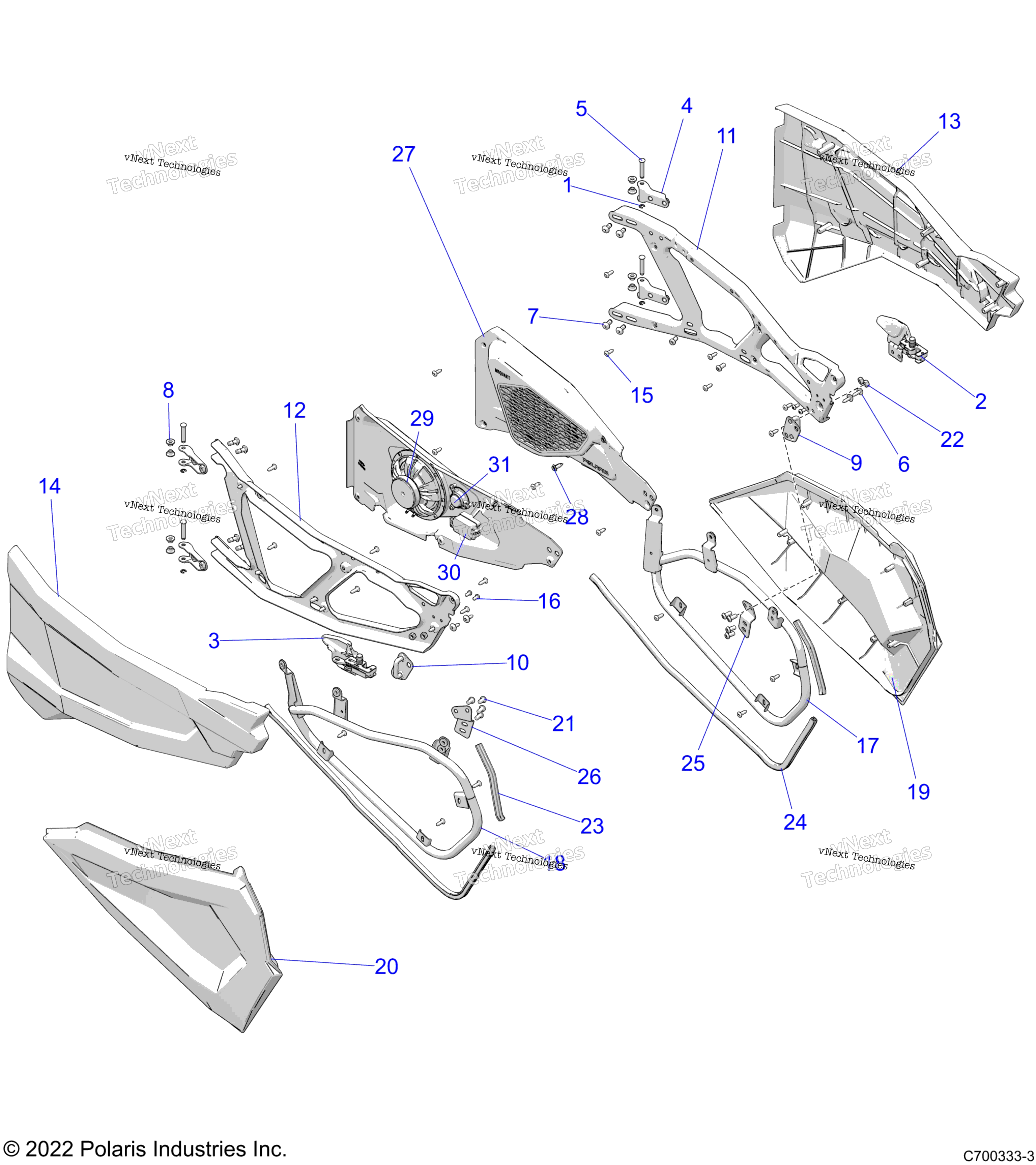 Body, Doors, Ride Command Z22nak99ak / Ar / Bk / Br