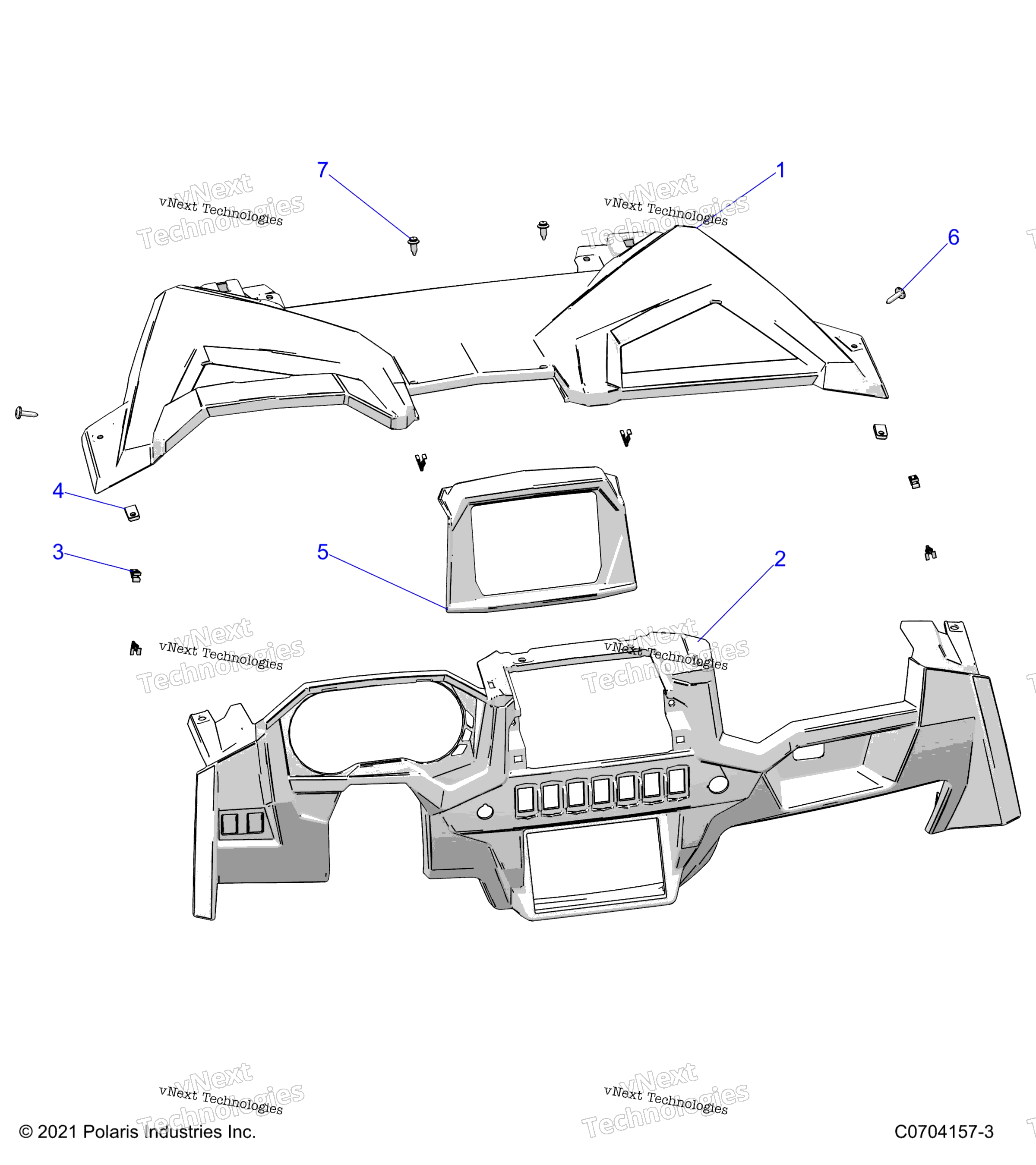 Body, Dash, Ride Command Z22n4k99ak / Ar / Bk / Br