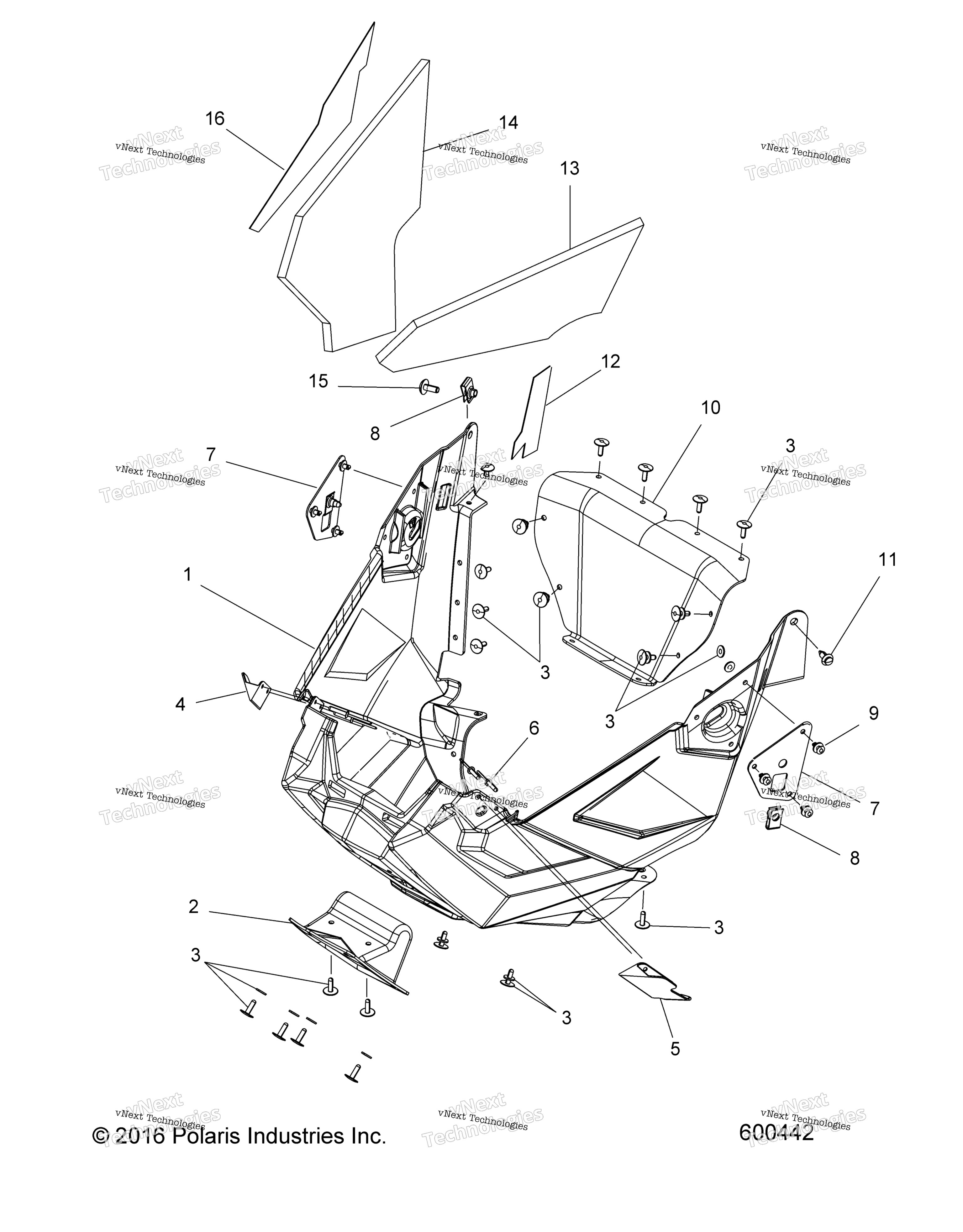 Body, Nosepan S22mdx6dsa / 6Dea