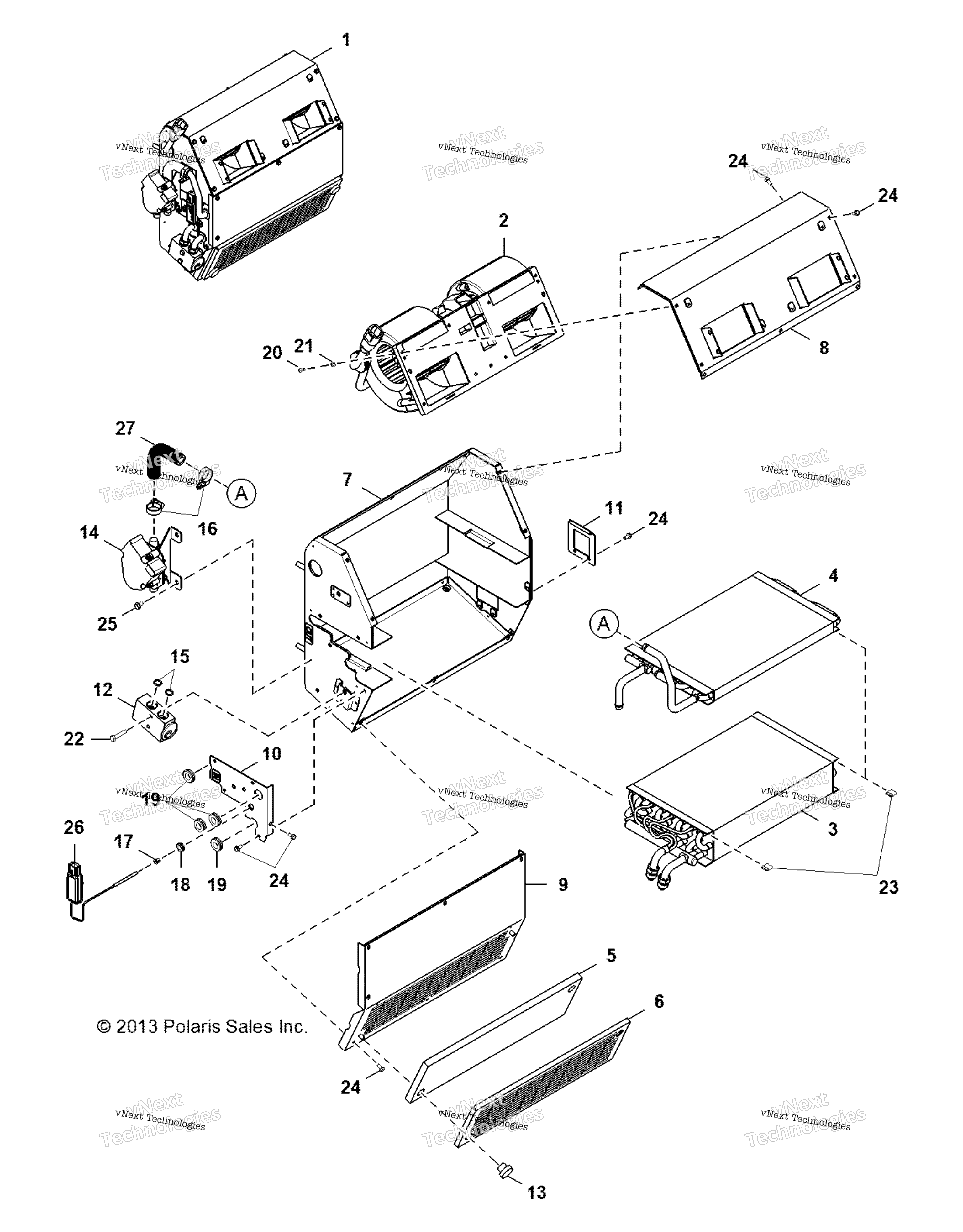 кузов Hvac, Internals R142d9jda