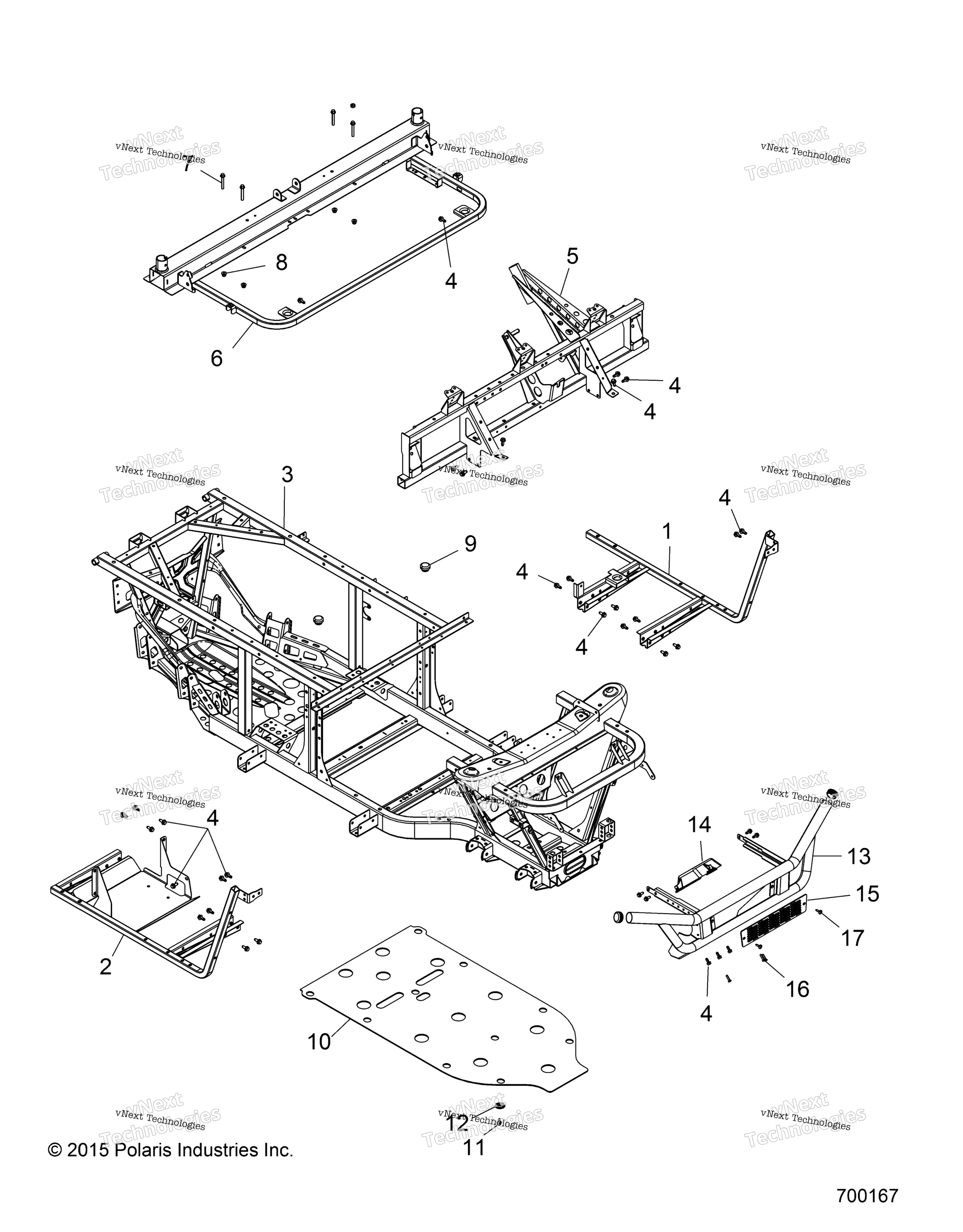 Chassis, рама & передний Bumper