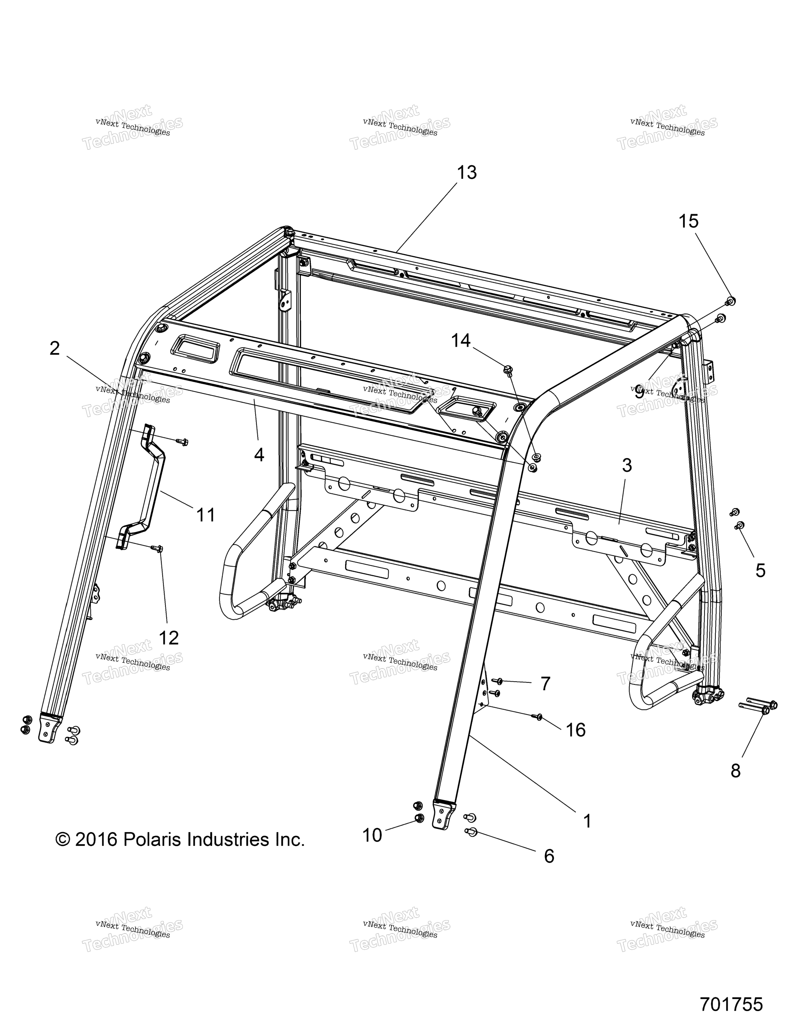 Шасси, рама кабины R17rme57f1/S57c1/F1/Ck/E1/Ek/T57c1/E1/A57f1