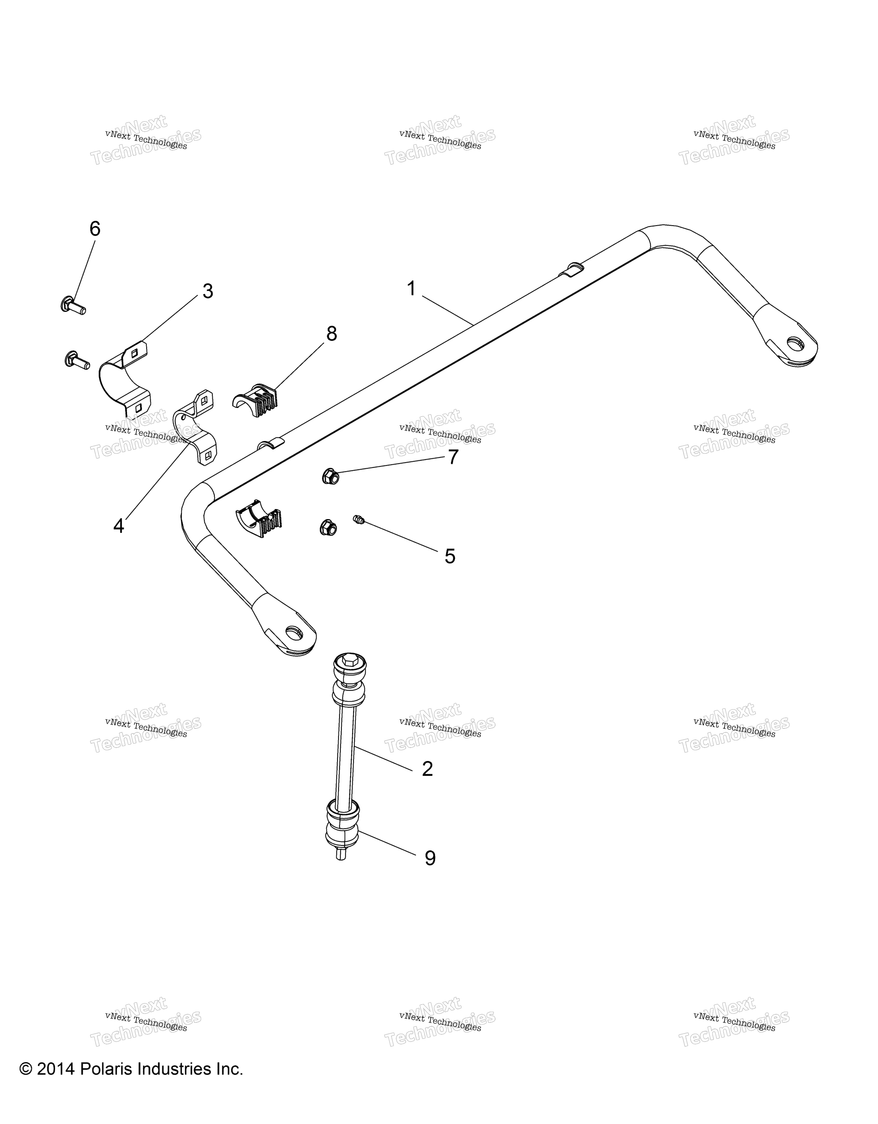 Suspension, Stabilizer Bar R17rme57f1 / S57c1 / F1 / Ck / E1 / Ek / T57c1 / E1 / A57f1