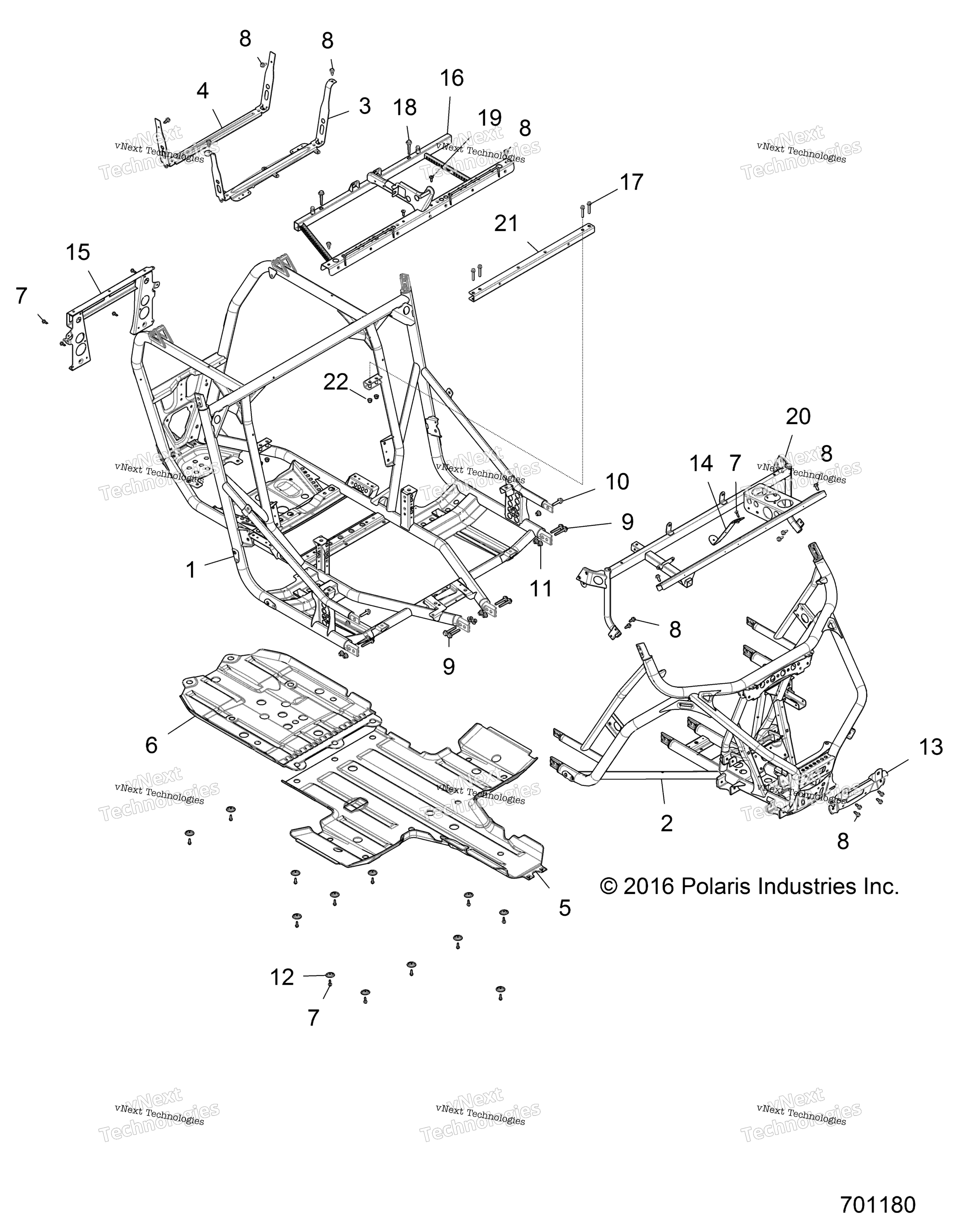 Шасси, основная рама And Skid Plates Z17vd_99Ab/Ak/Am/Aw/Lw