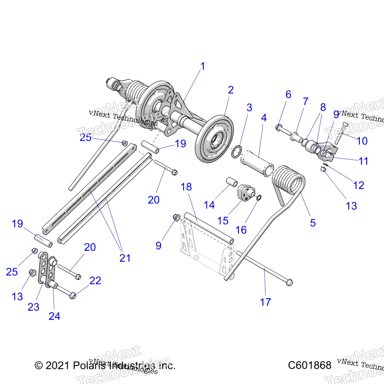 Suspension, Torque Arm, задний S23tdh6rs