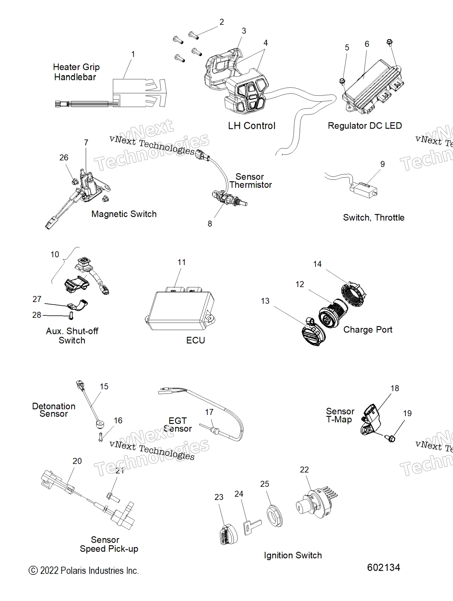 электрооборудование Switches, Sensors & Components