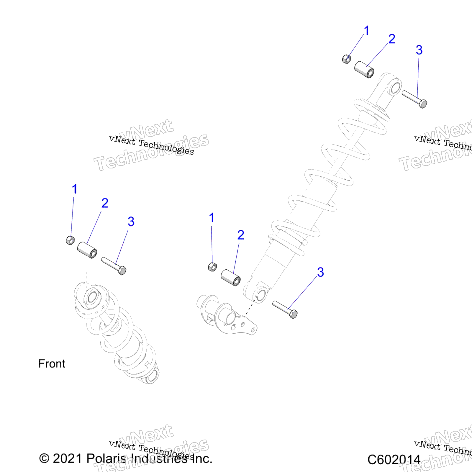 Suspension, Shock Mounting, задний Susp