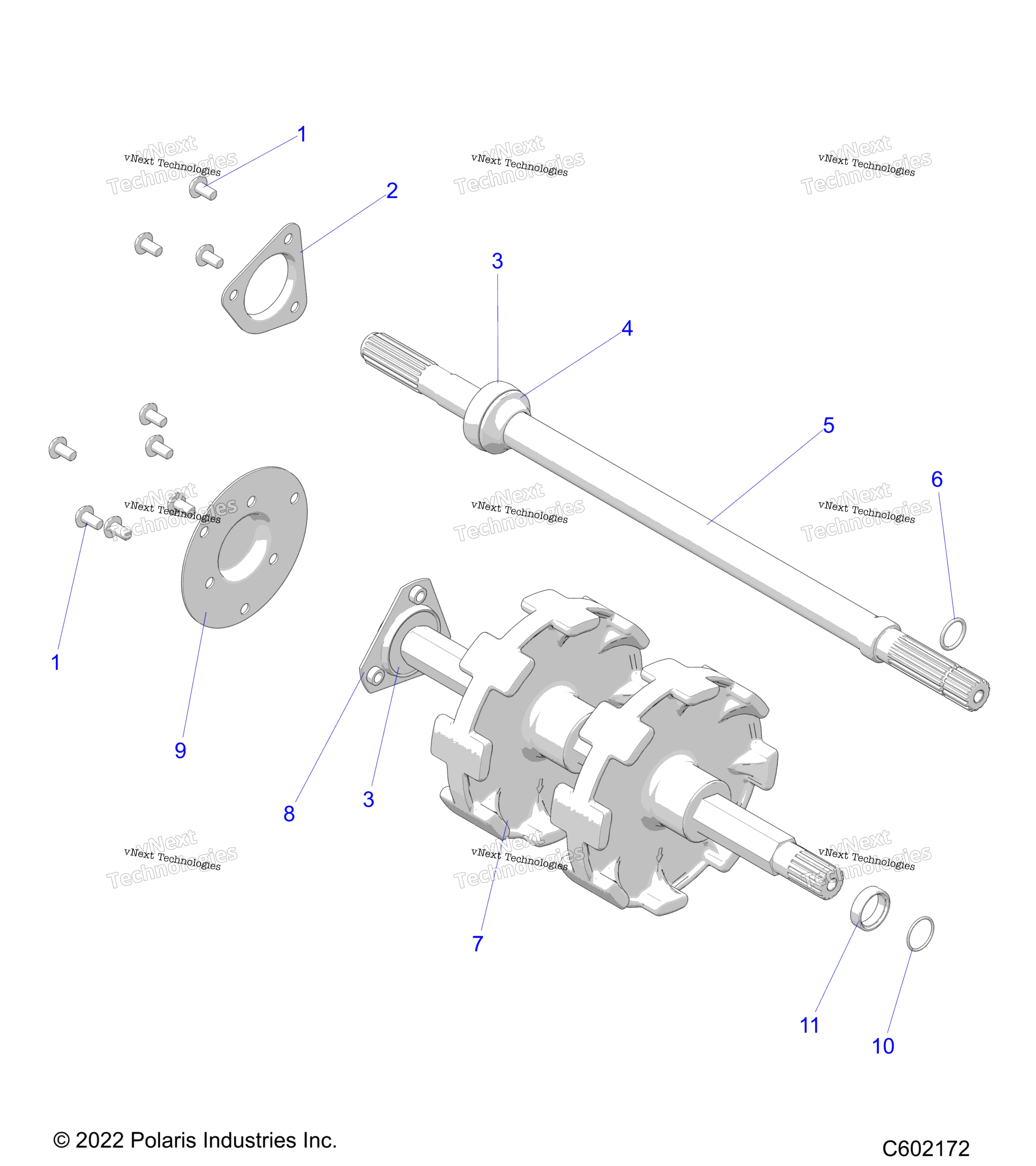 Привод Train, Jackshaft & Driveshaft S23tls6rsl/6Rel