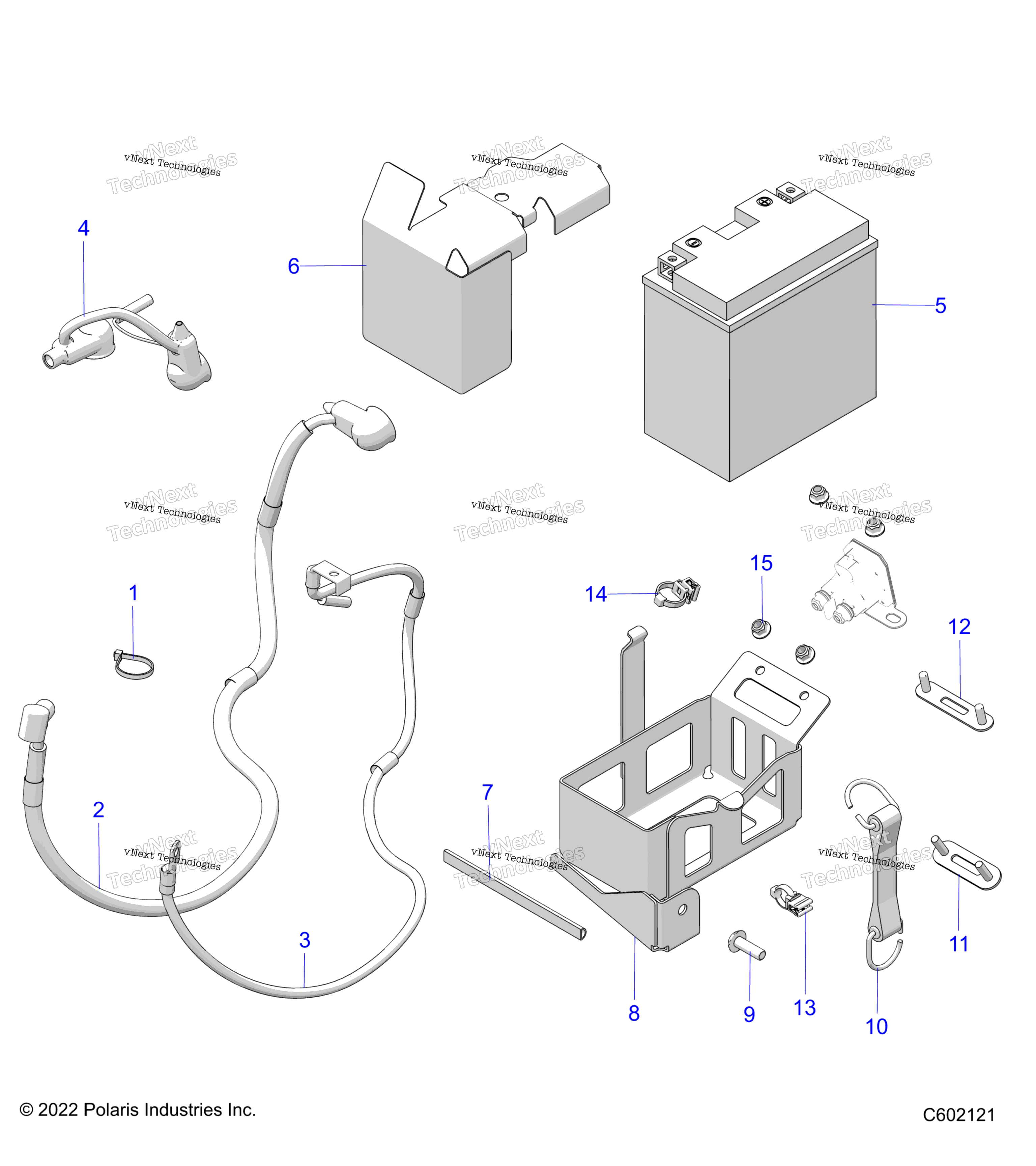 Electrical, аккумулятор / Box & Cables