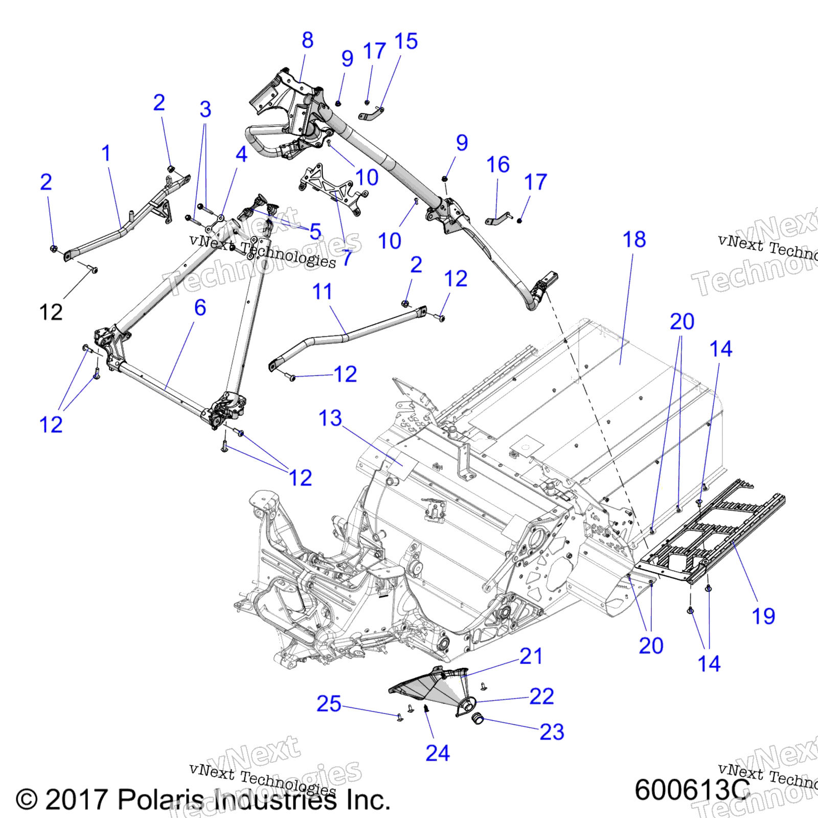 шасси шасси Over Structure Running Boards