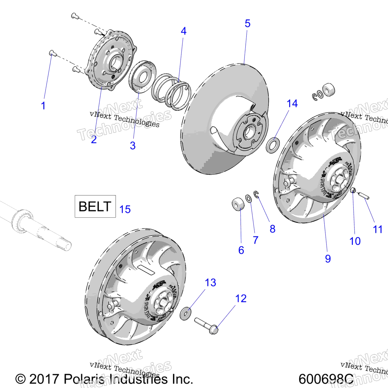 Привод Train, Clutch, Secondary