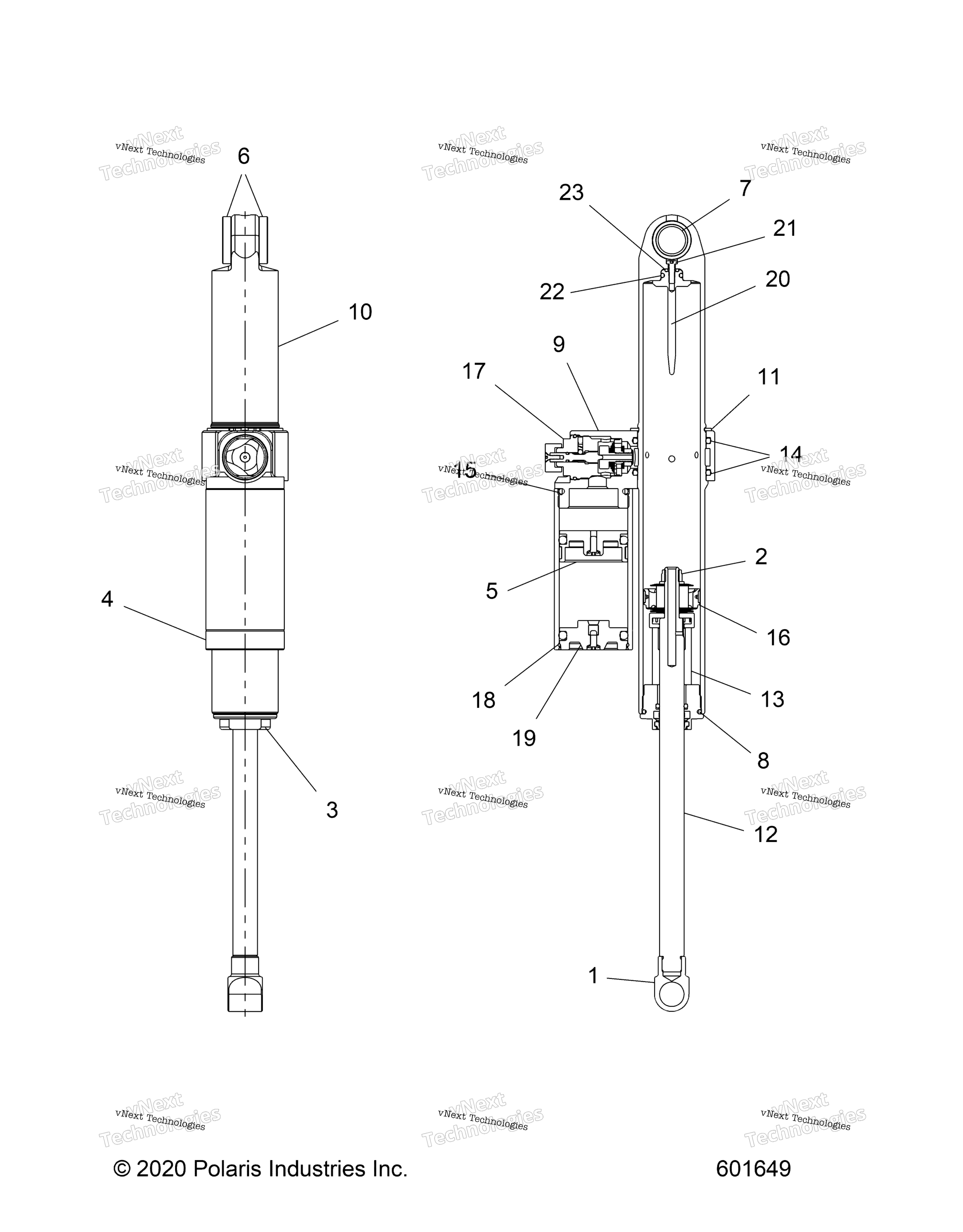 Suspension, Shock, задний Track