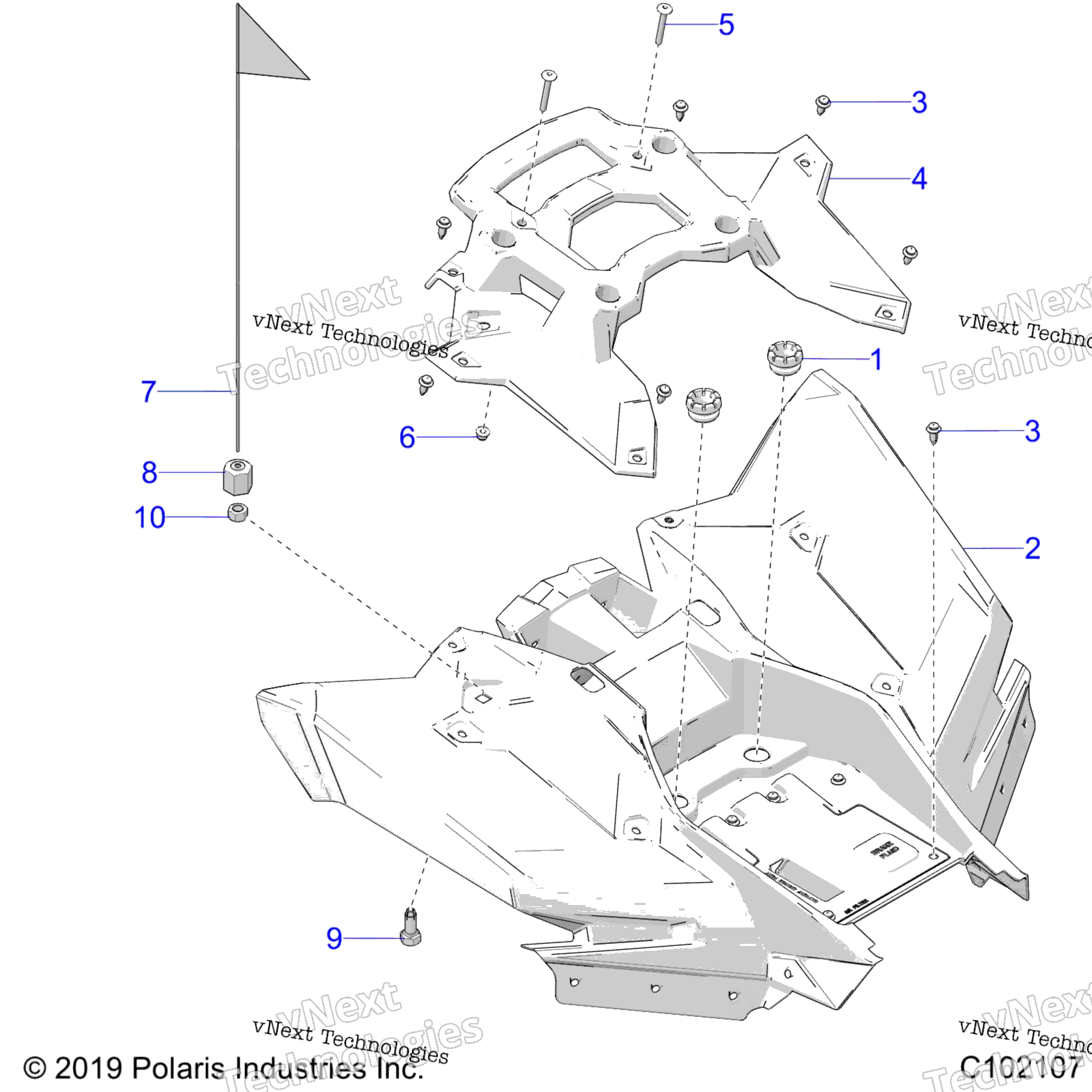 Body, задний A23hbbo7b3 / B7