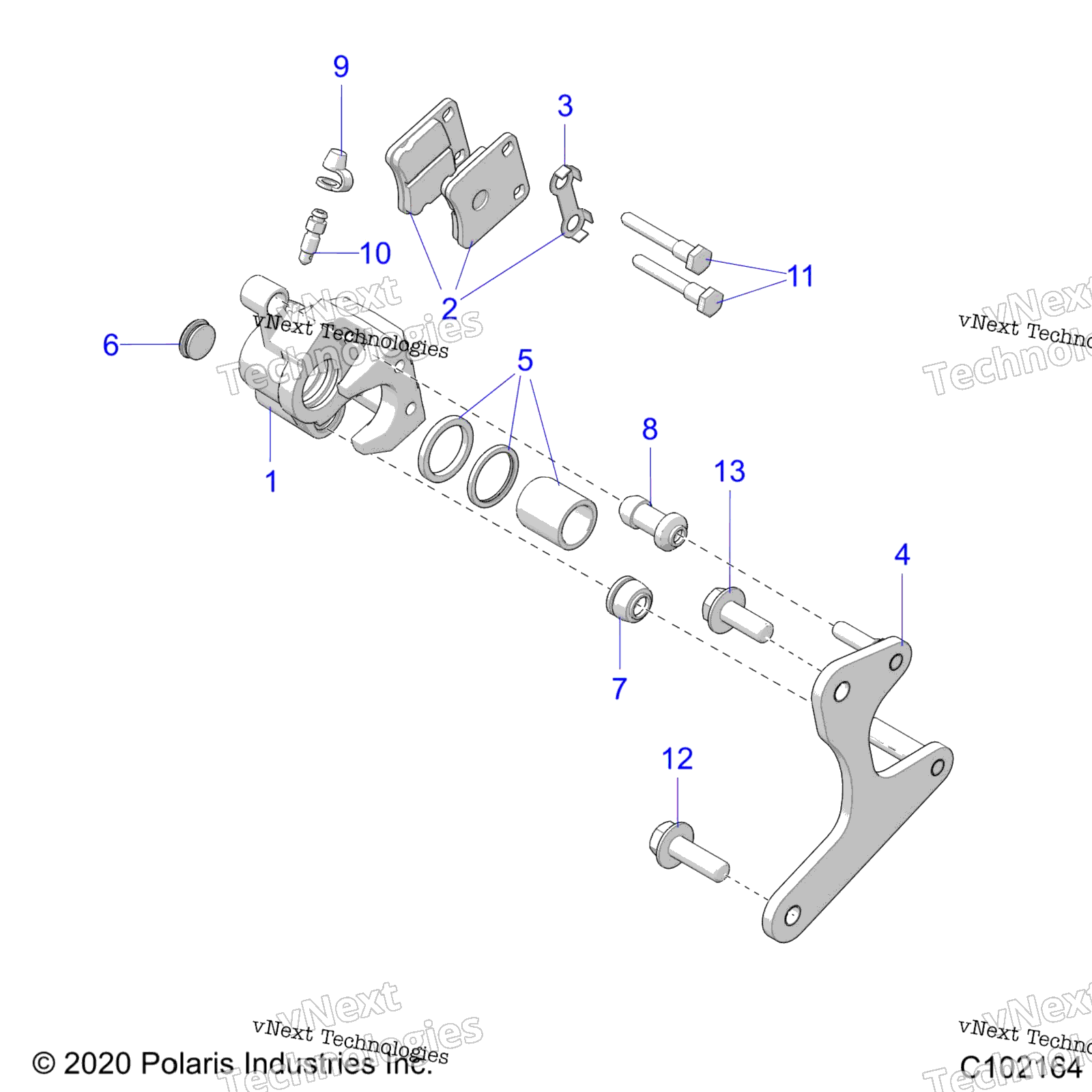 Brakes, Calipers, задний A23hbbo7b3 / B7
