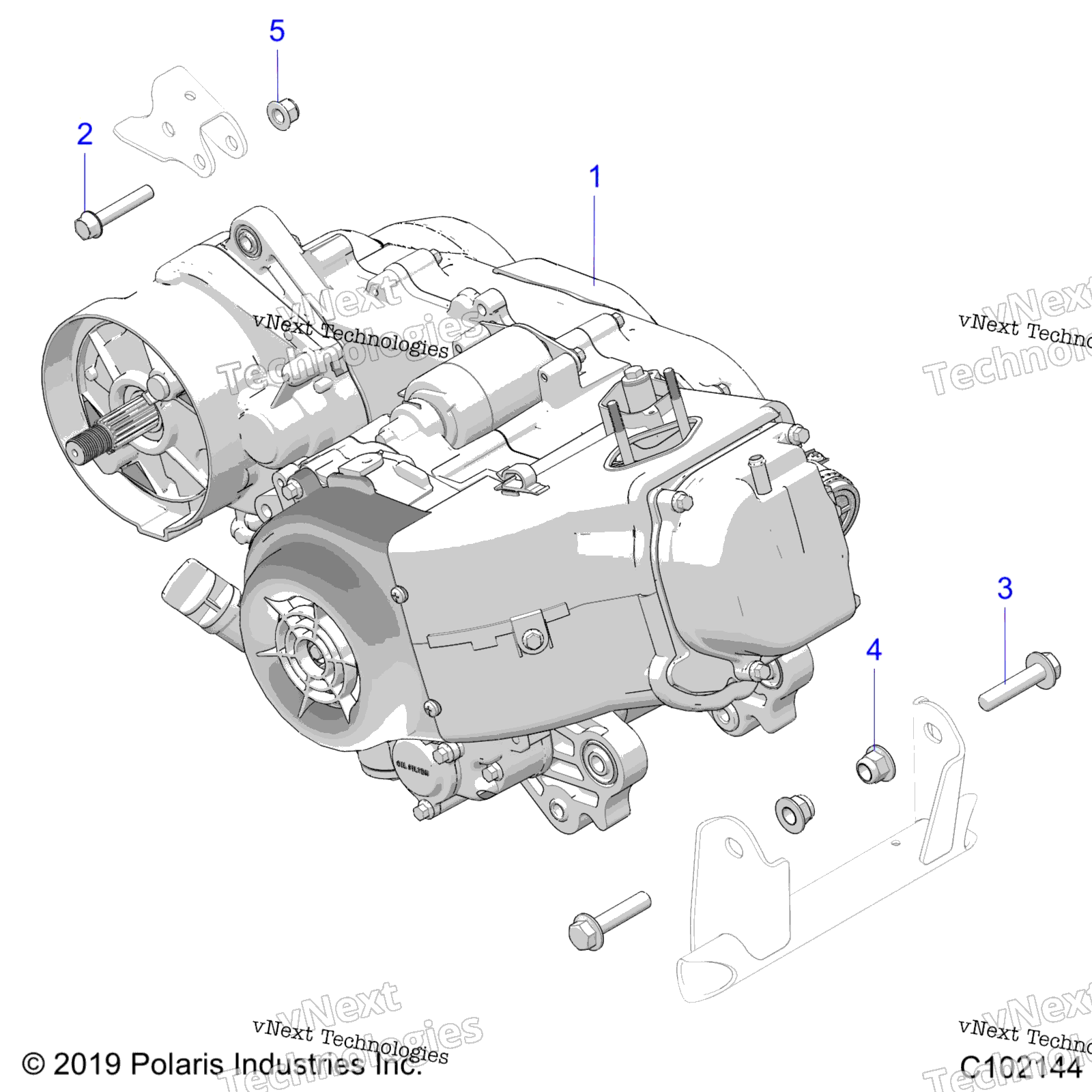 Engine, двигатель и Transmssion крепление A23hbbo7b3 / B7