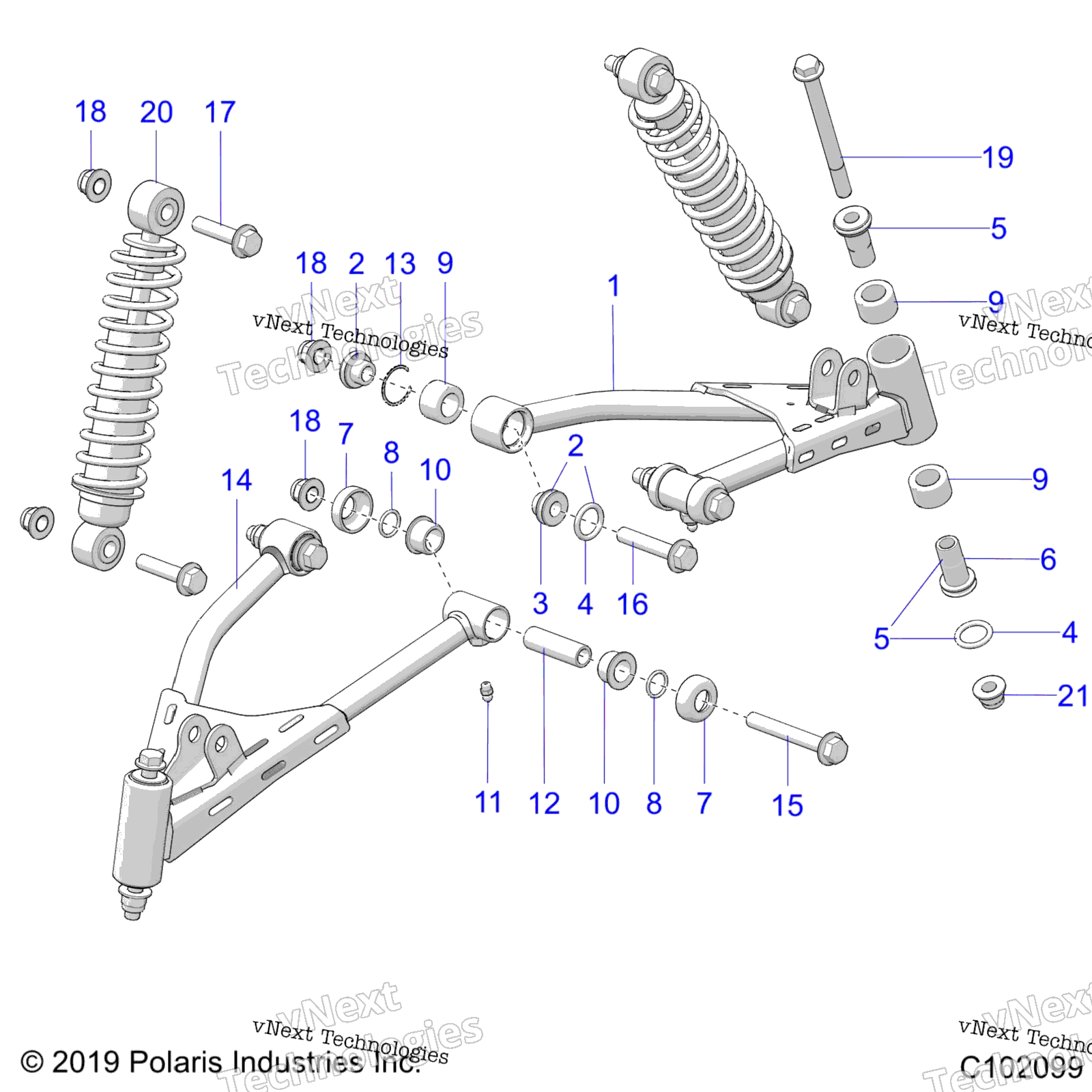 Подвеска, передняя A23hbbo7b3/B7
