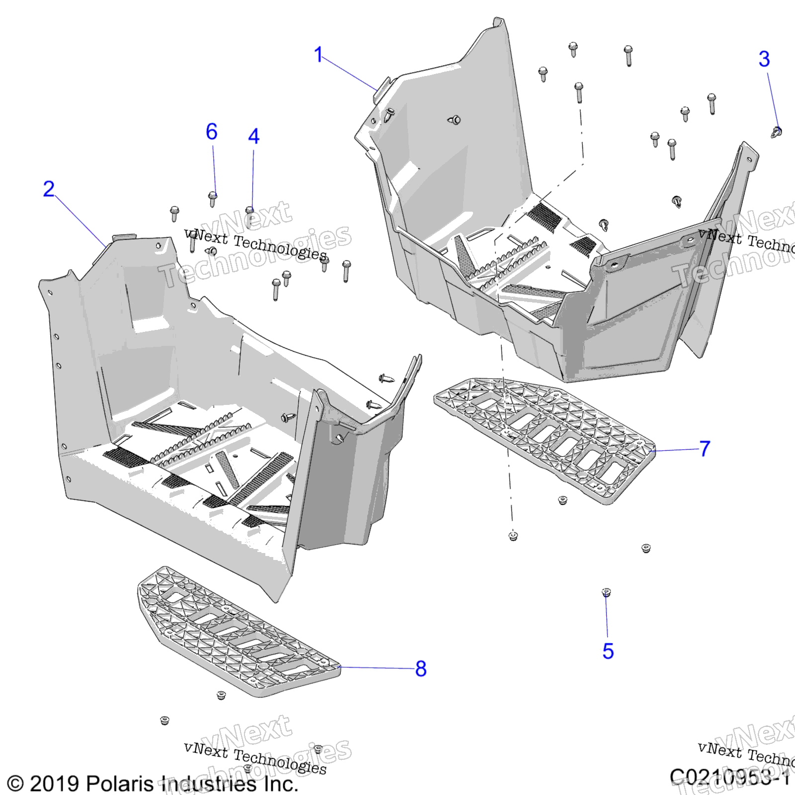 Body, Footwells A23sge95fn / S95cn / S95fn