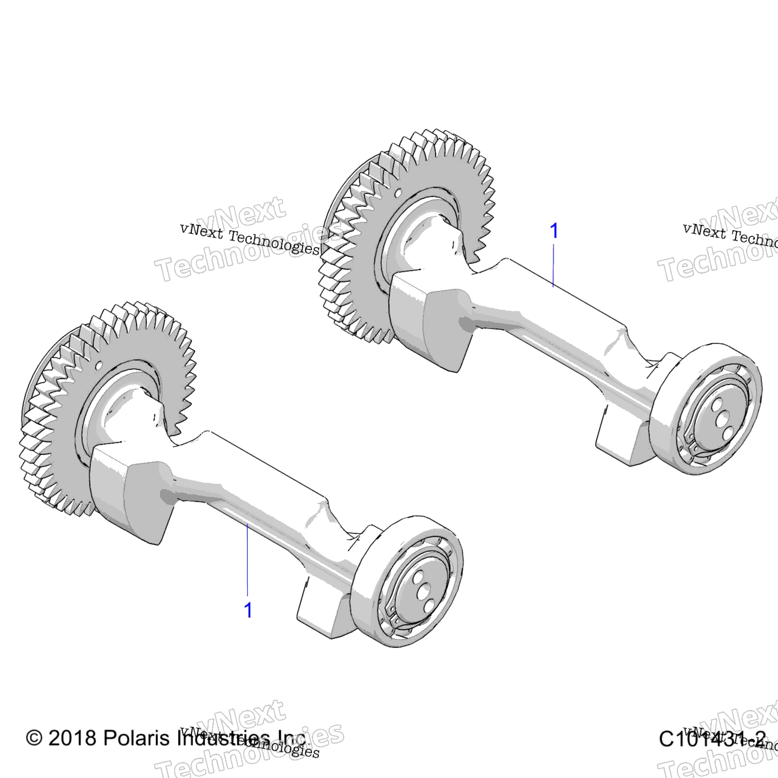 Engine, Balance Shaft A23sge95fn / S95cn / S95fn