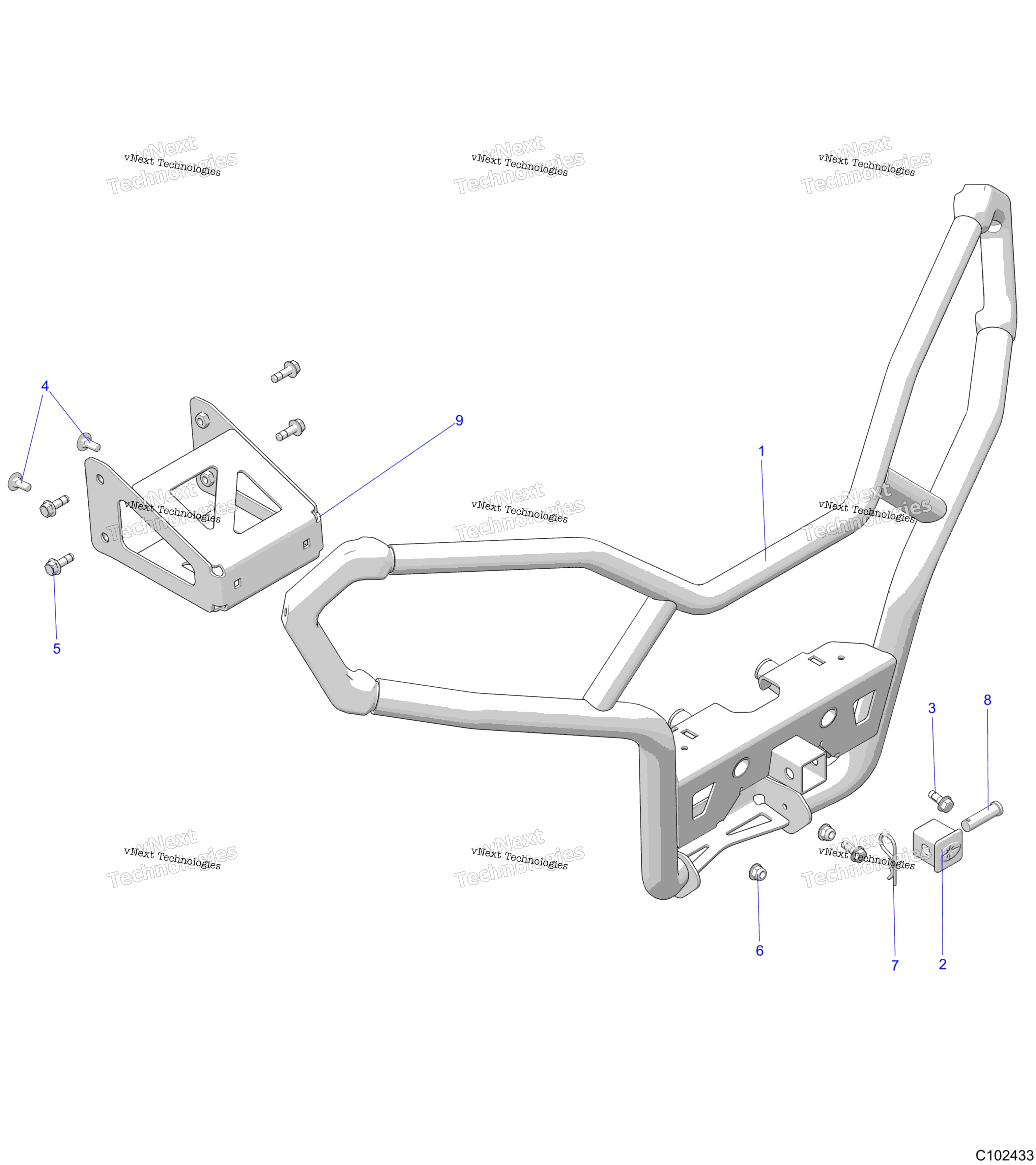Body, передний Bumper Utility