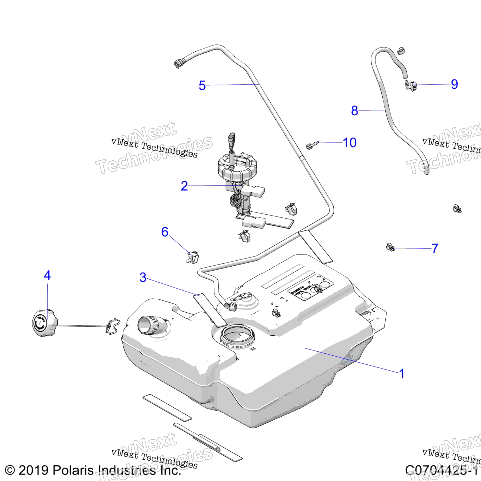 топливный System, топливный бак Evap G23gxe99b