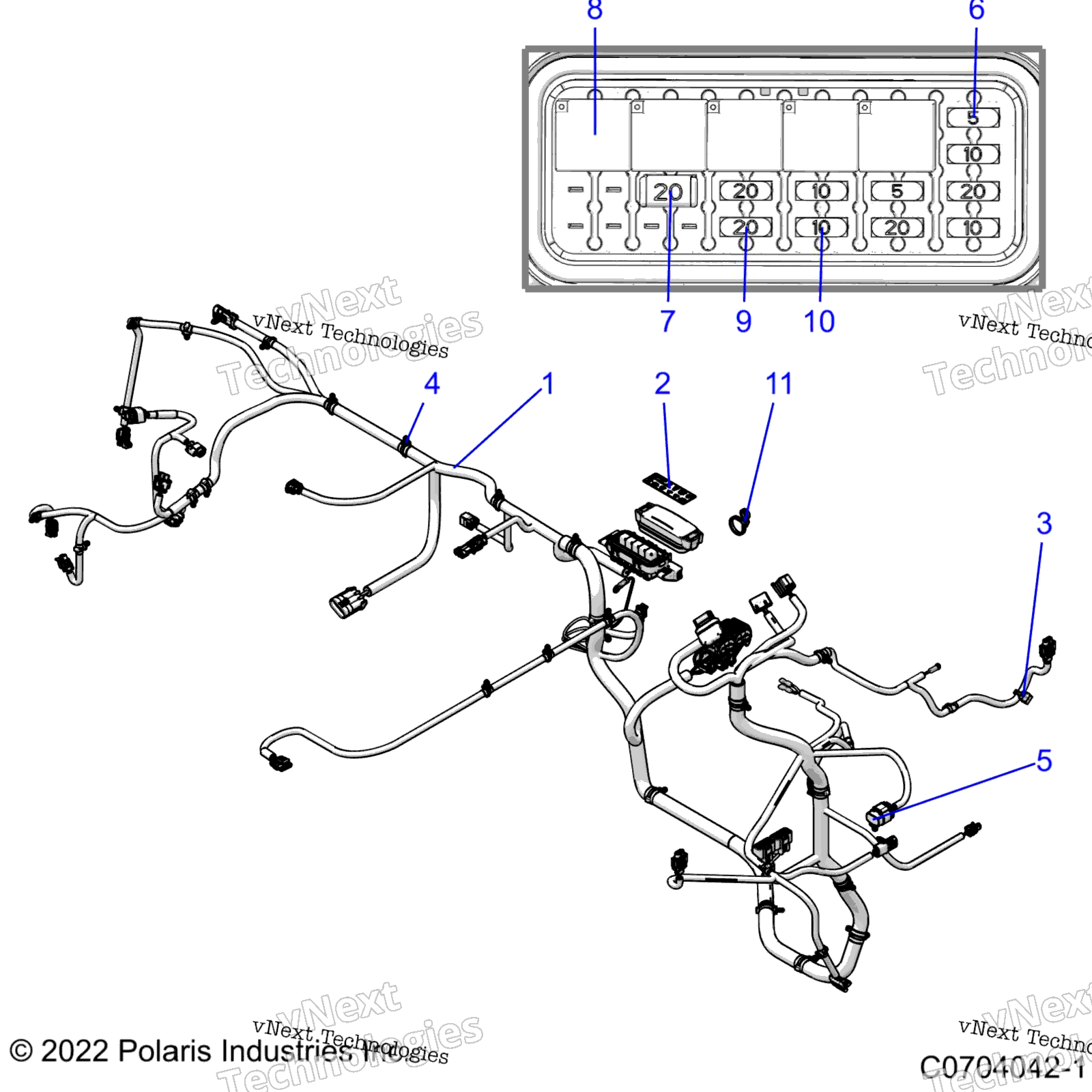 Electrical, провод Harnesses, Chassis