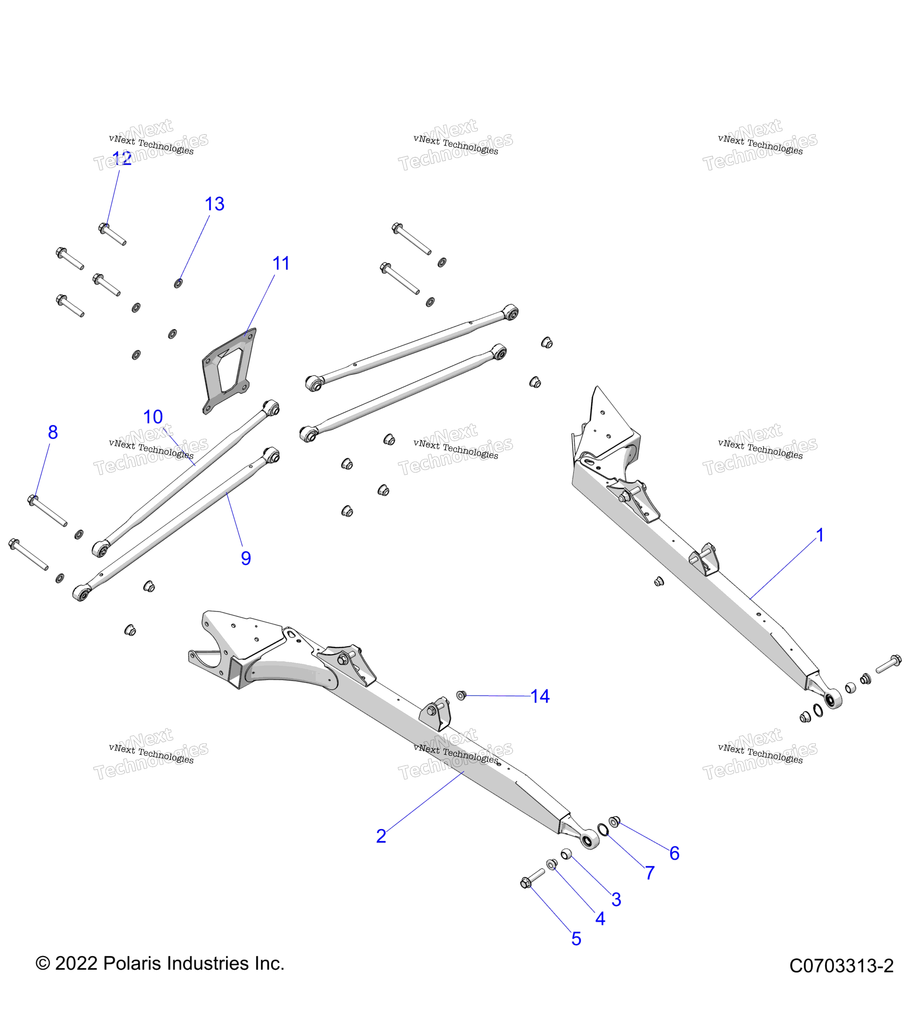Подвеска, задняя Control Arms
