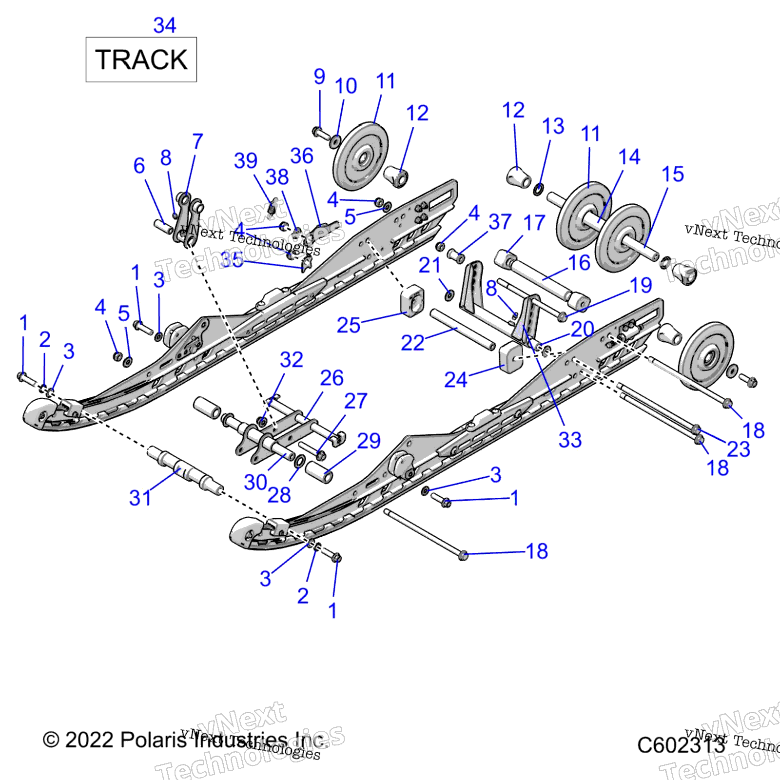 Подвеска, задняя And Track S23mdx6dsa/6Dea