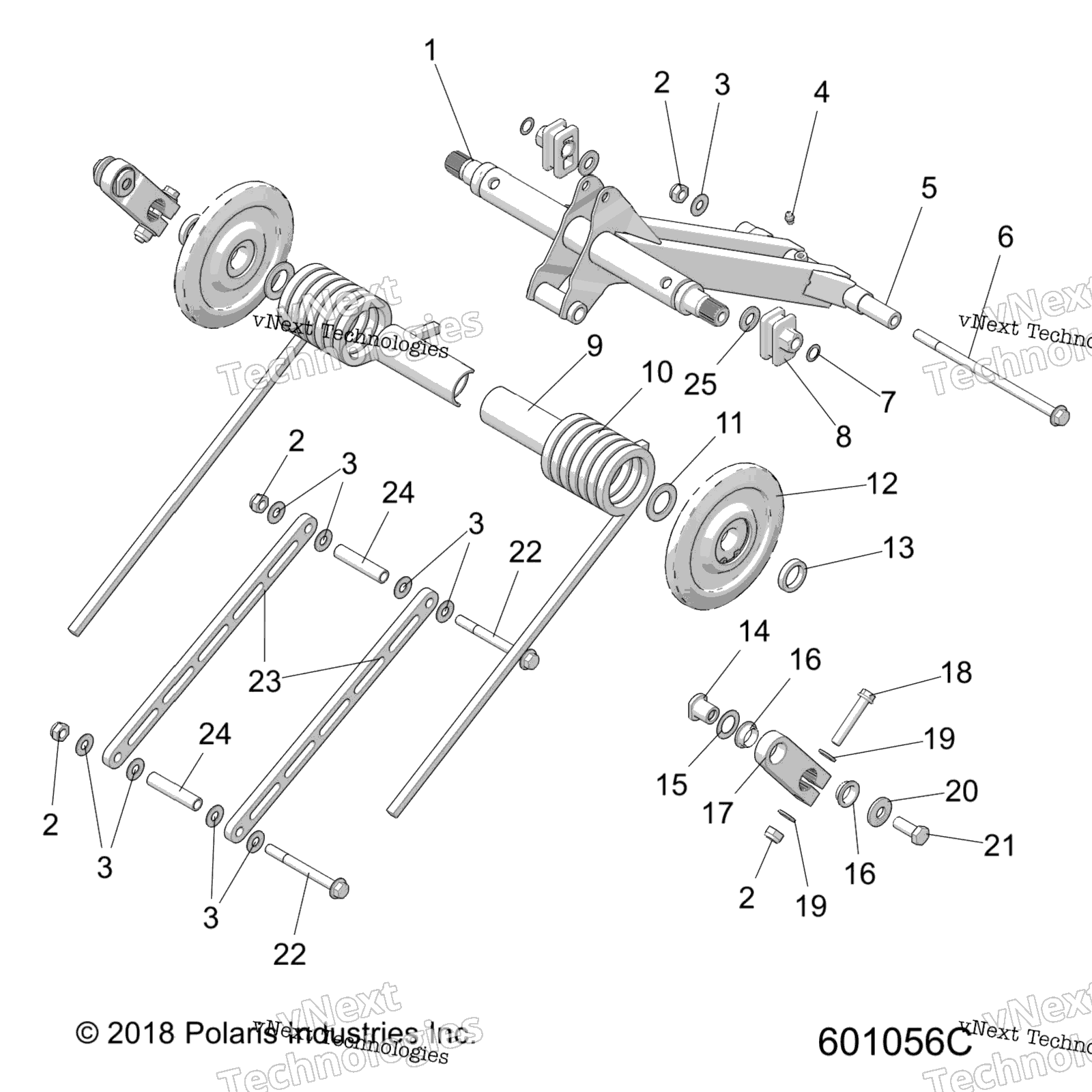 Suspension, Torque Arm, задний S23mdx6dsa / 6Dea
