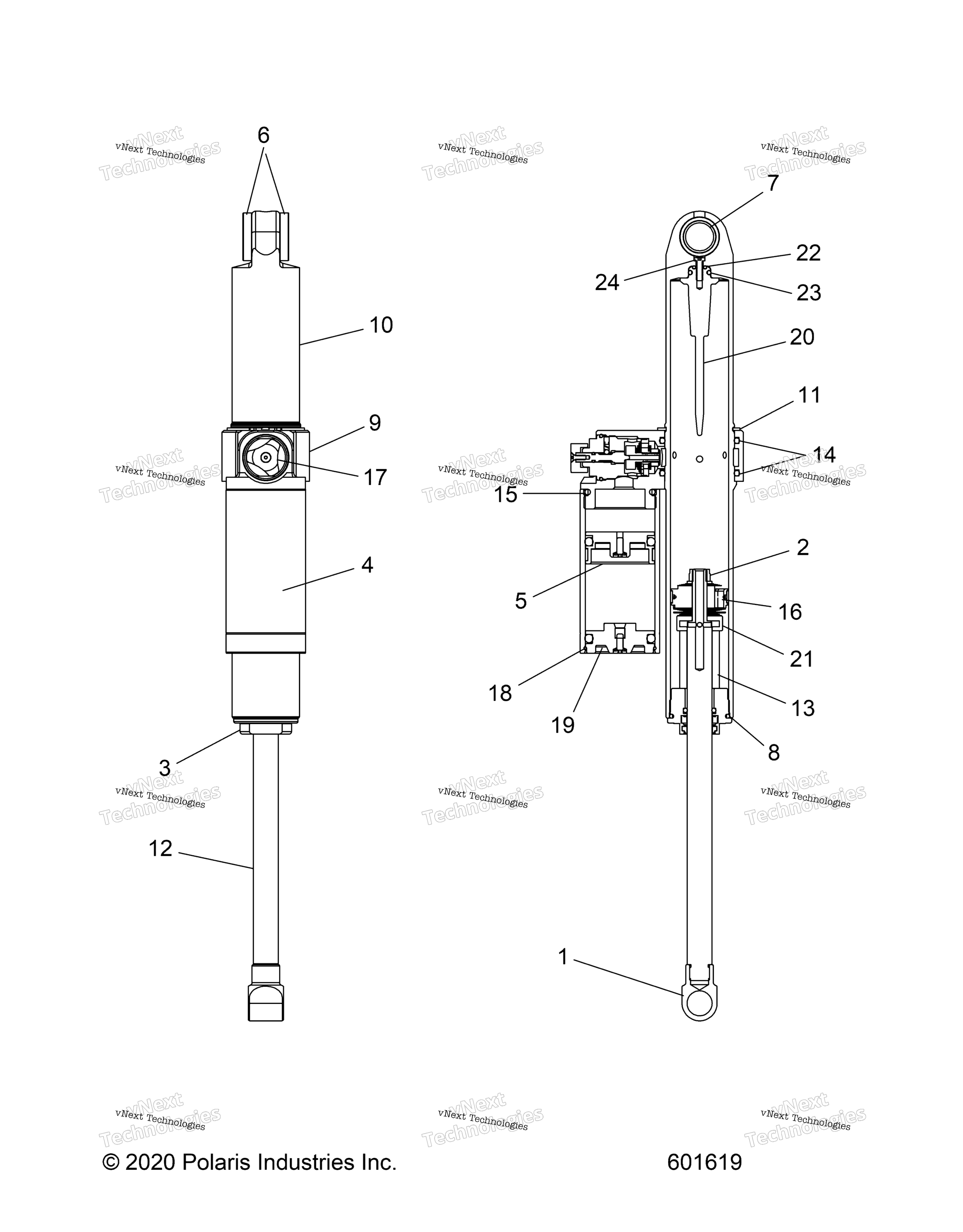 Suspension, Shock, задний Track