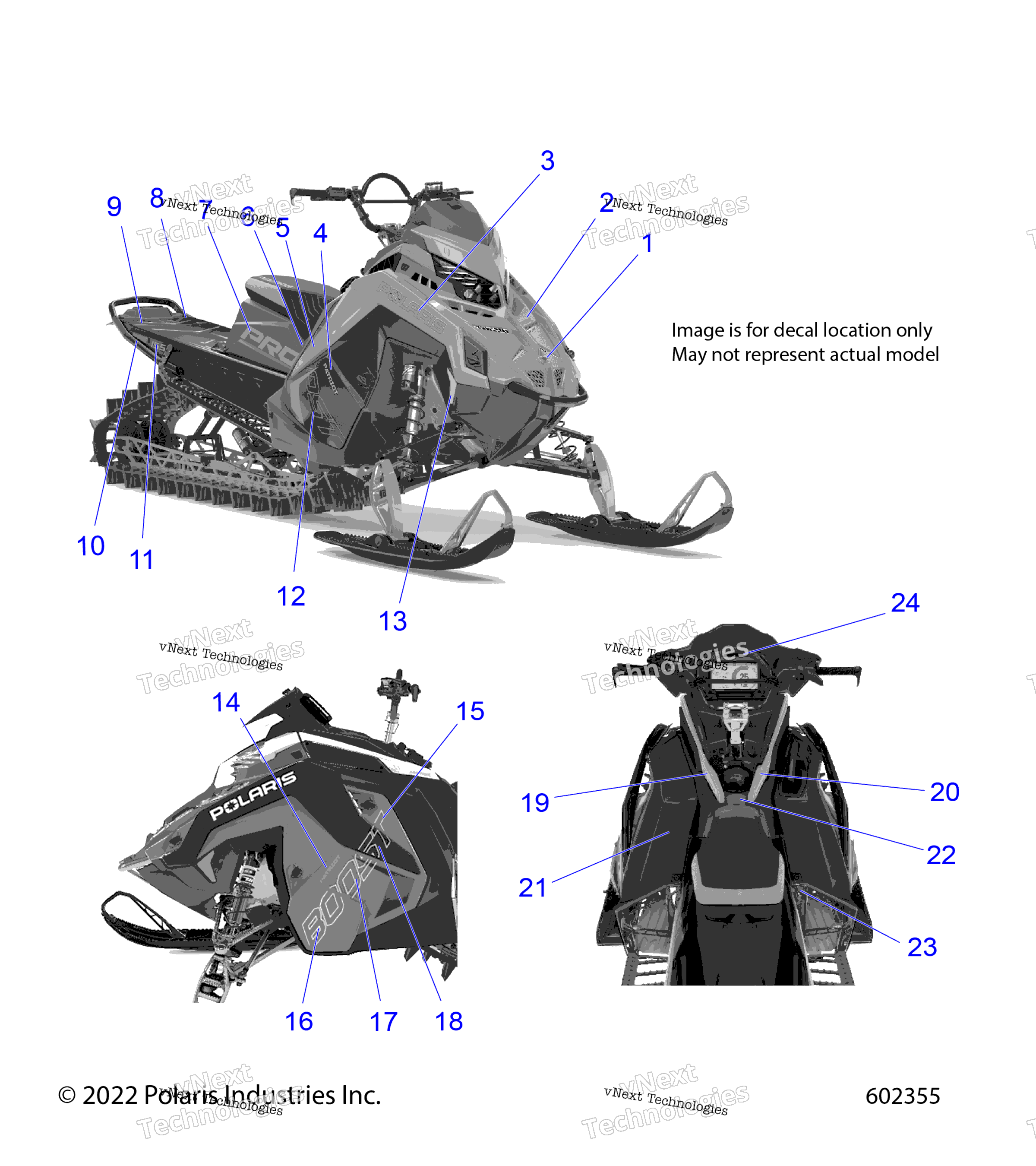 Body, Decal, Black Side панель W / Flat Black Accent