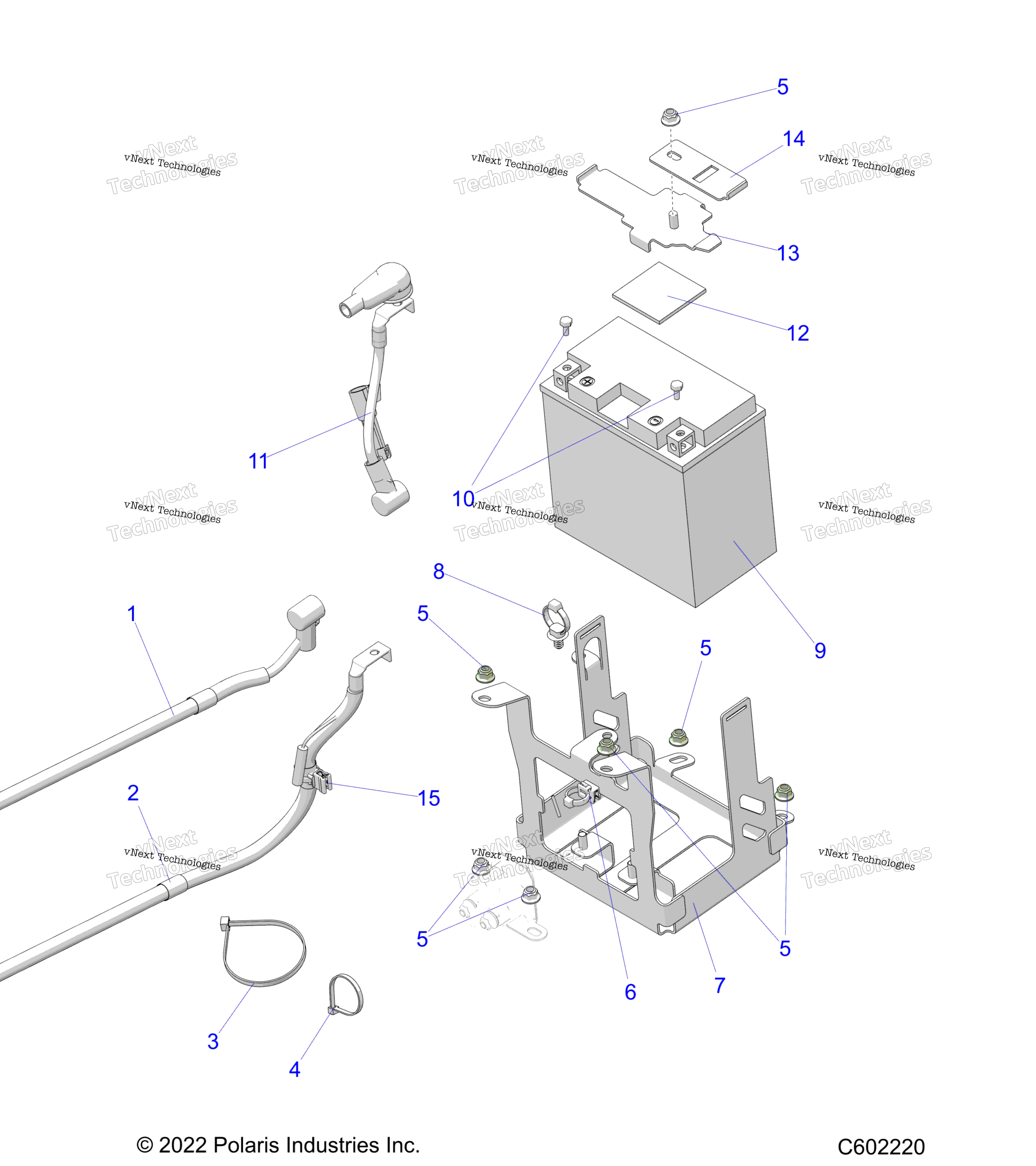 Electrical, аккумулятор / Box & Cables S23tlc8rs / 8Re E.S. Option