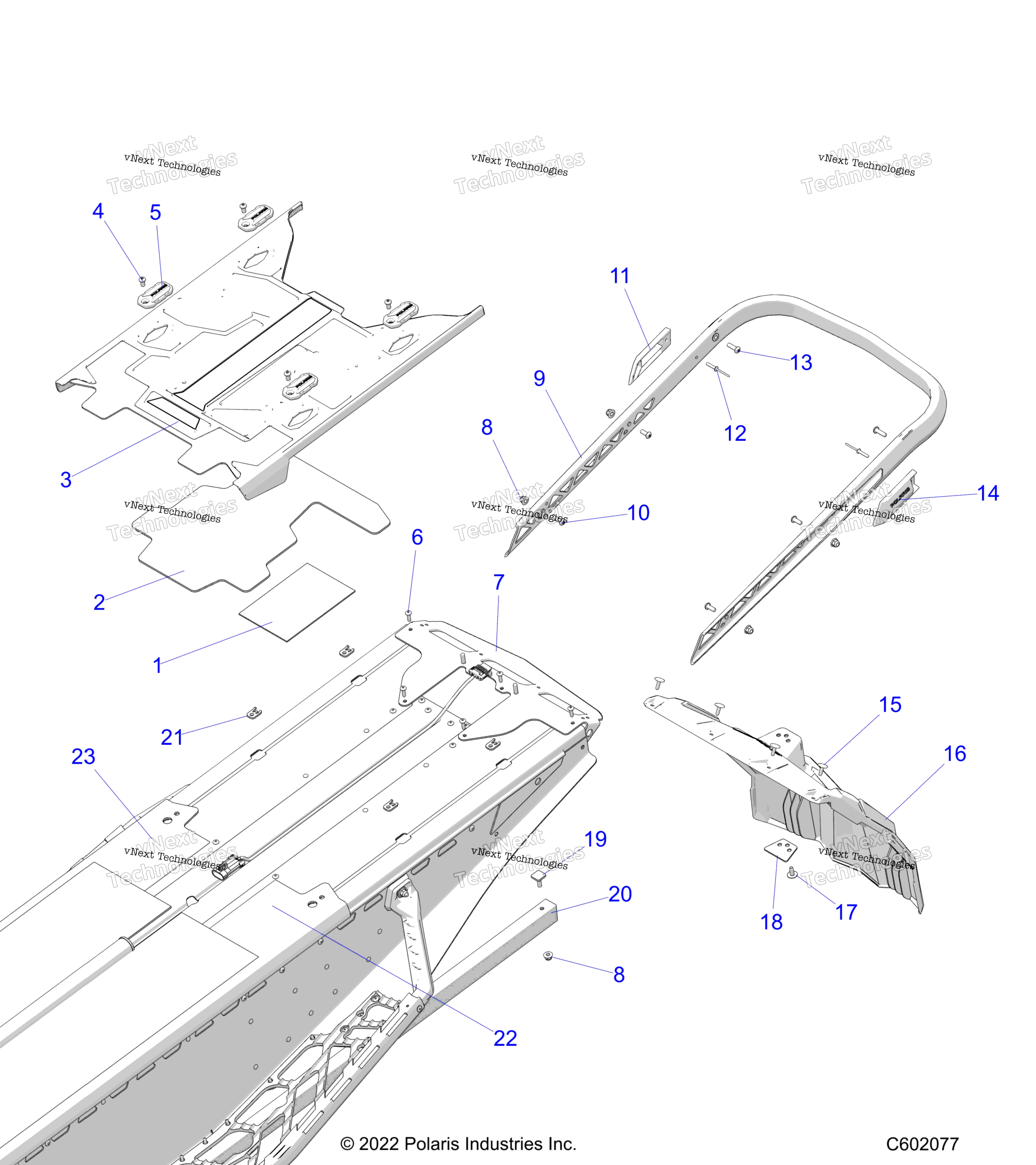 Body, Bumper, Rear, Closeoff, Tunnel крышка