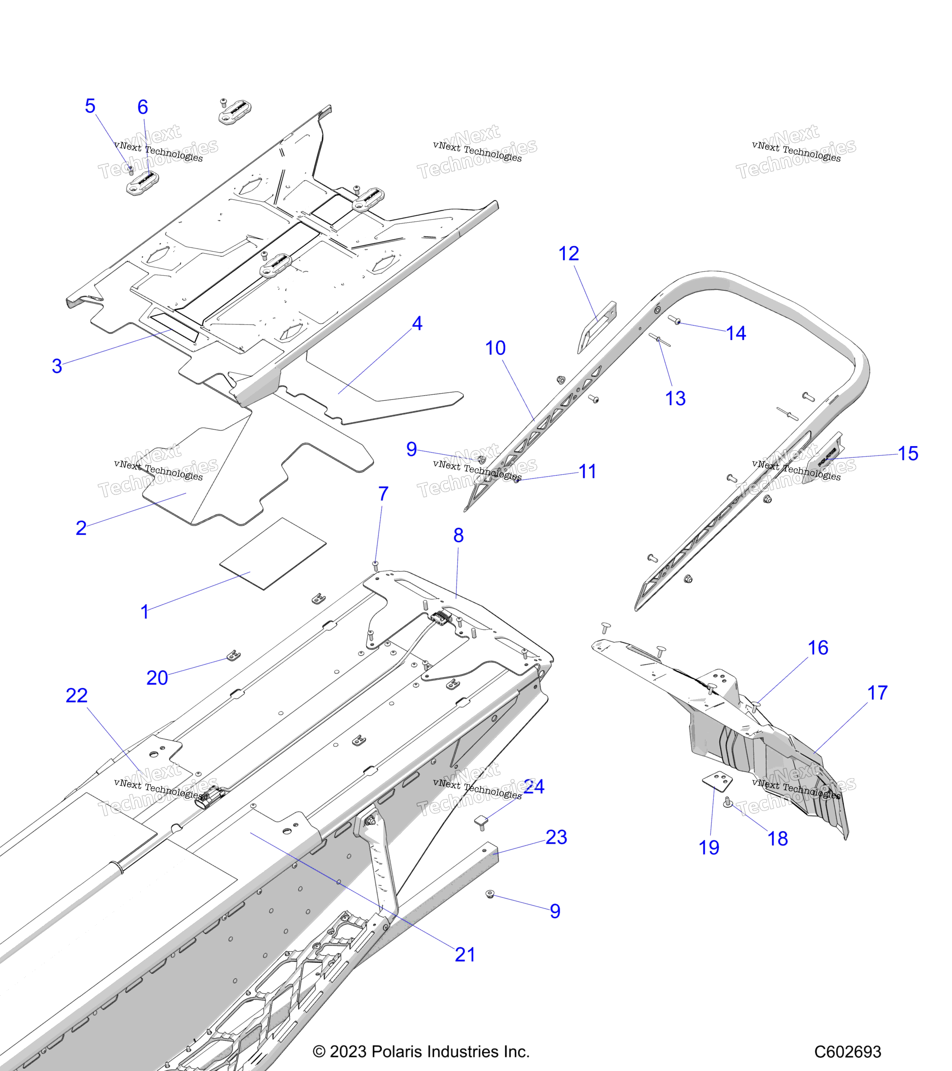Body, Bumper, Rear, Closeoff, Tunnel крышка