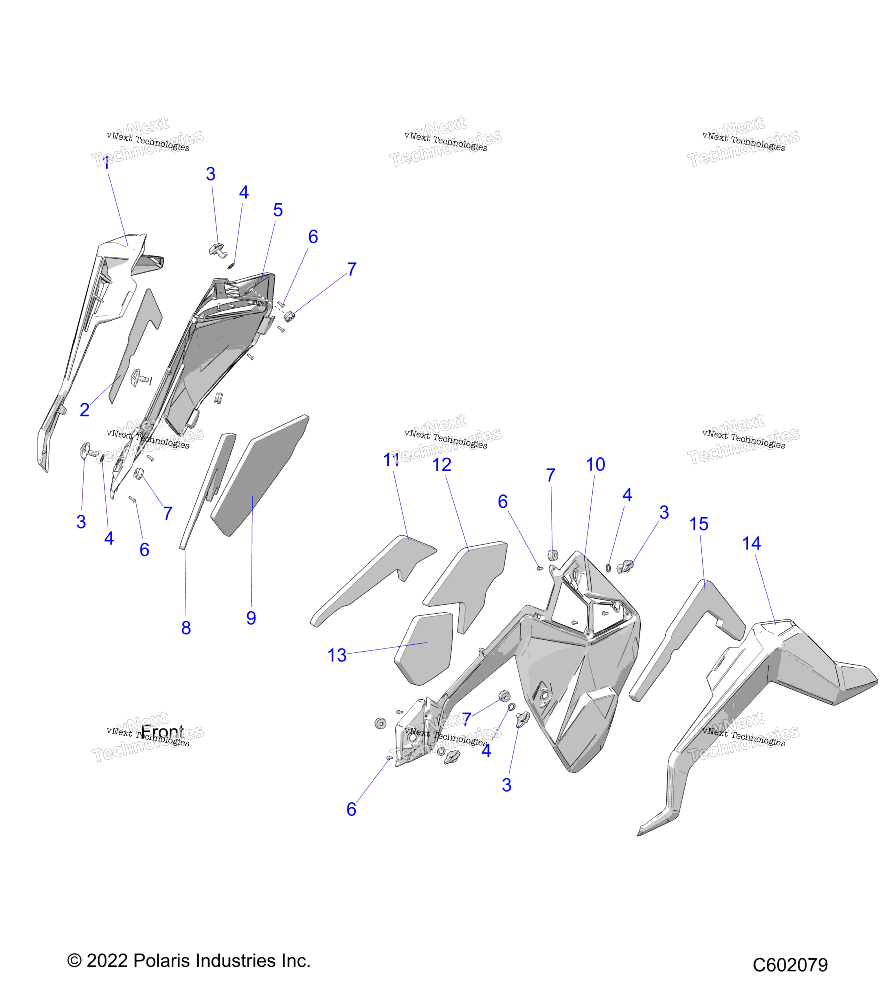 Body, Side Panels и Trim All Options