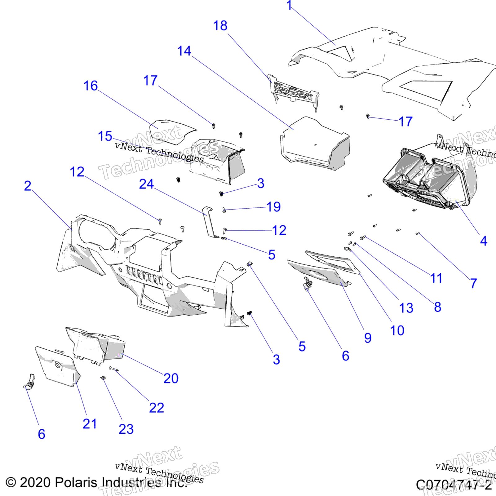 Кузов, панель приборов And Glovebox Z23ase99a4/B$