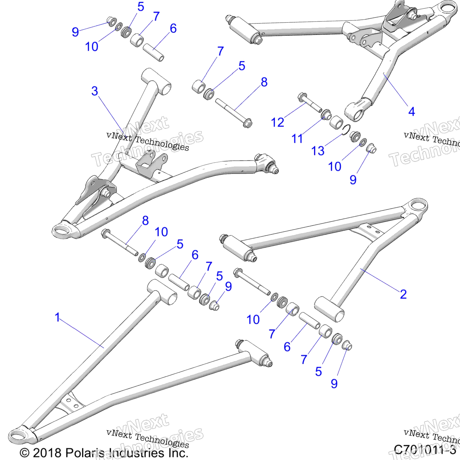 Подвеска, передняя Control Arms Z23ase99a4/B4/K99a4