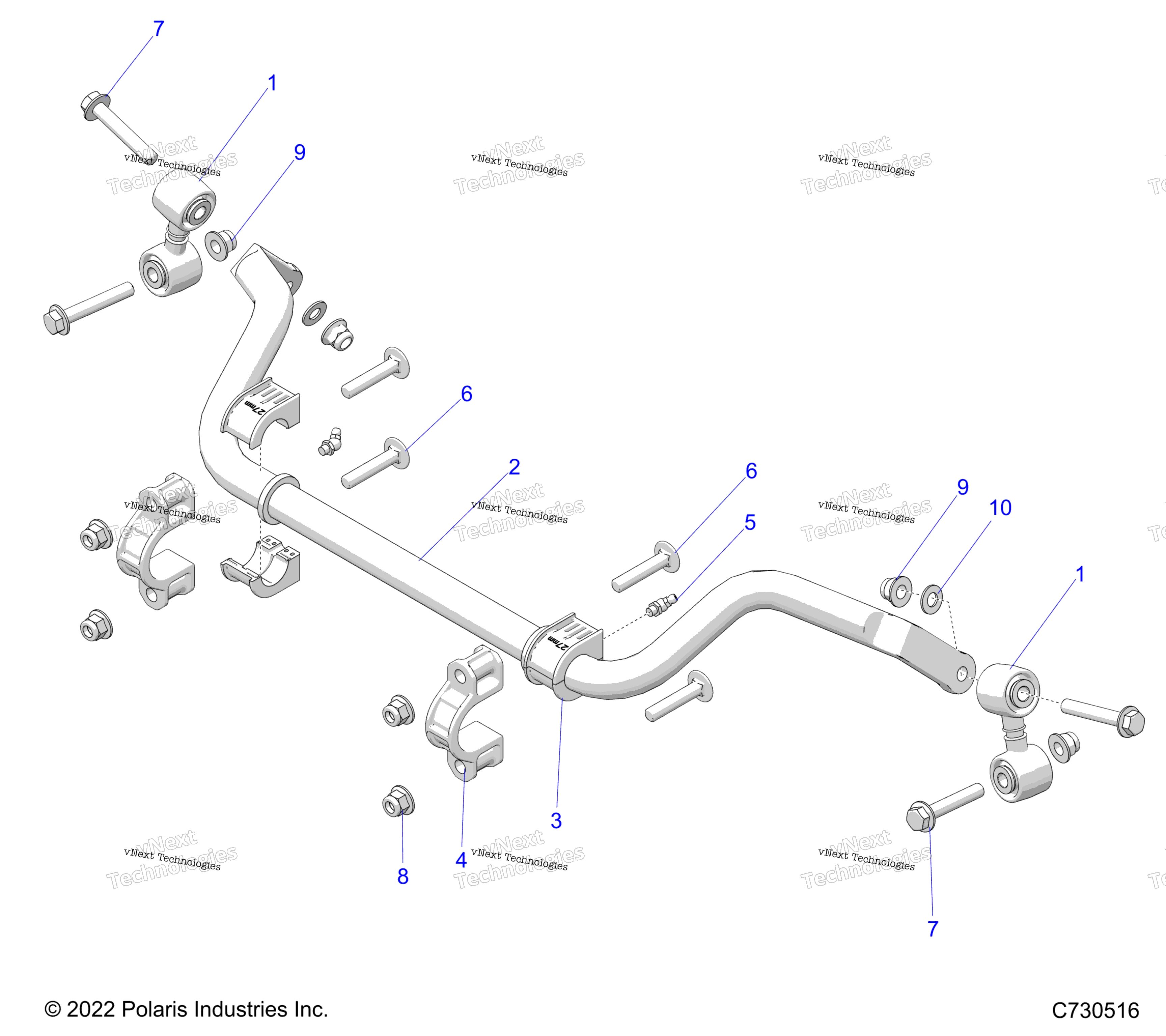 Suspension, Rear, Stabilizer Bar Z23ase99a4 / B4 / K99a4