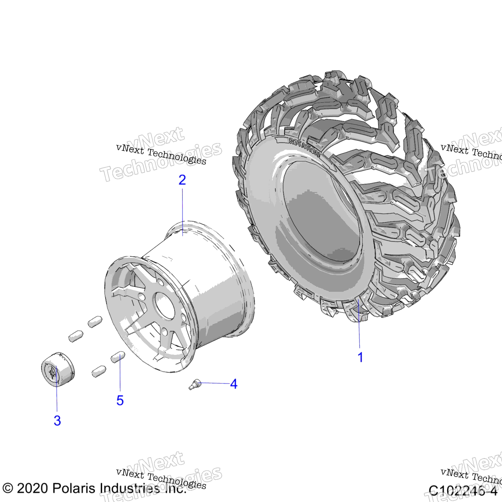 Колёса, задние Tire A23s6e57fk