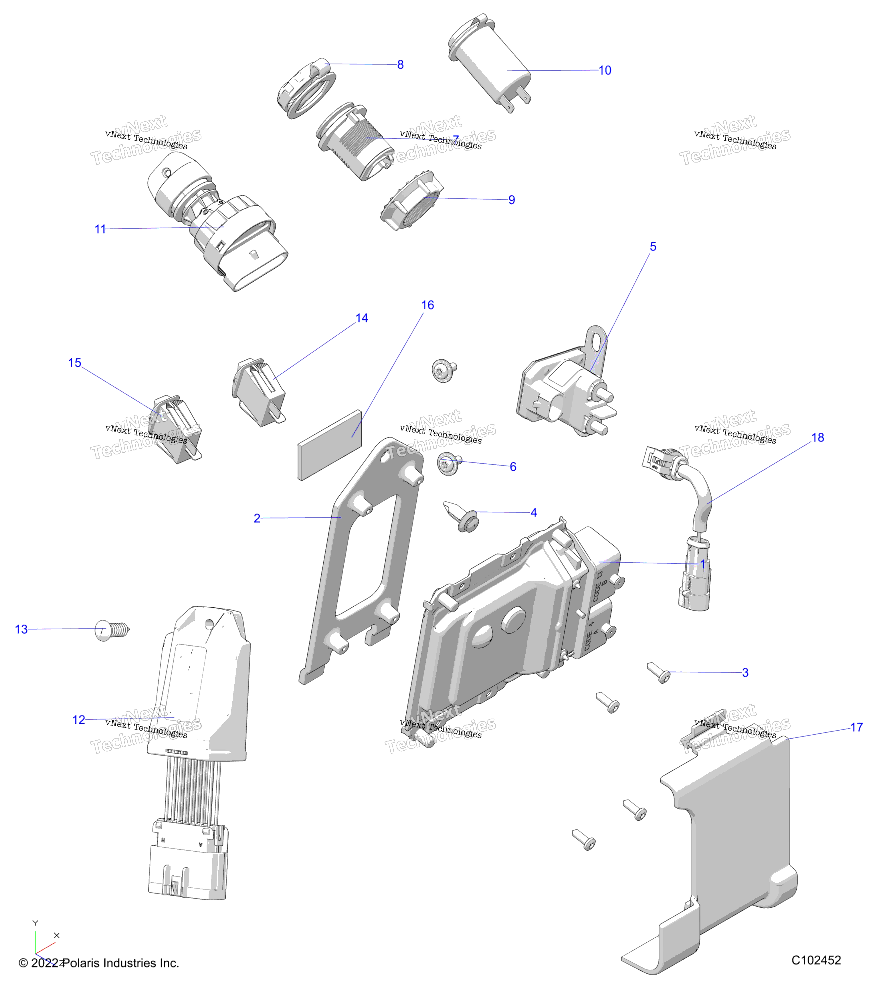 электрооборудование Switches, Sensors & Ecm )